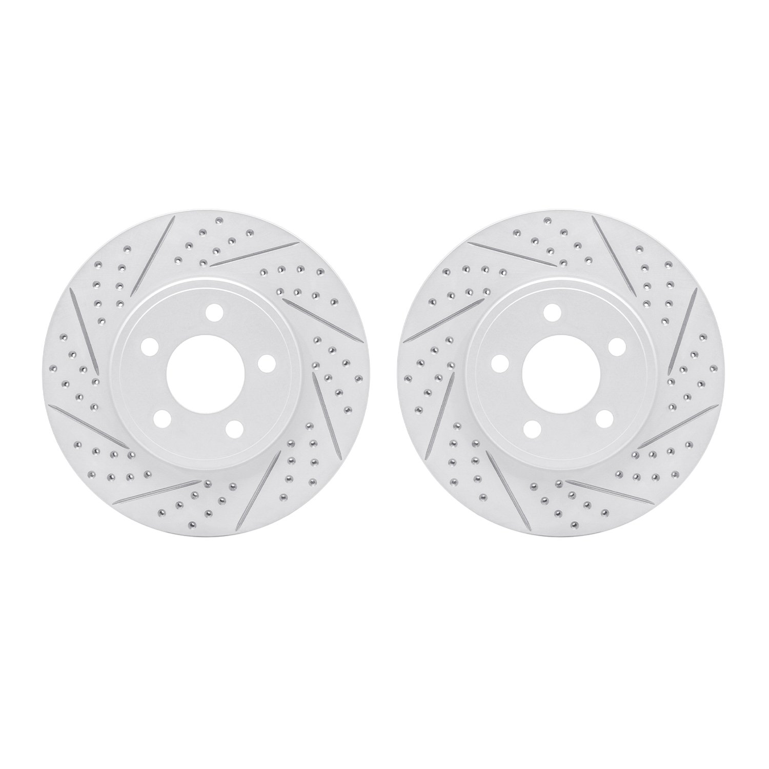 2002-56002 Geoperformance Drilled/Slotted Brake Rotors, 2003-2011 Ford/Lincoln/Mercury/Mazda, Position: Front