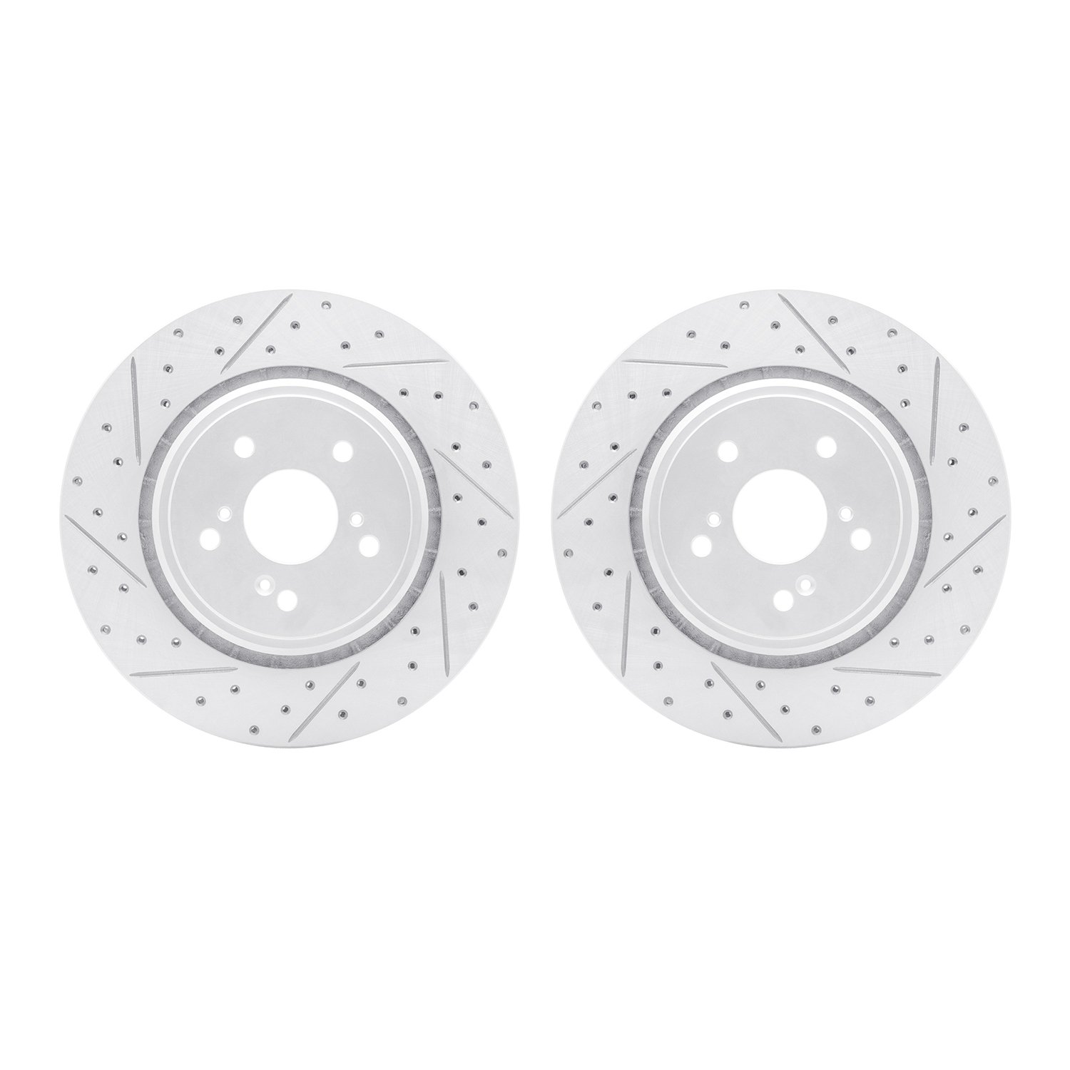 2002-58001 Geoperformance Drilled/Slotted Brake Rotors, 2014-2020 Acura/Honda, Position: Front
