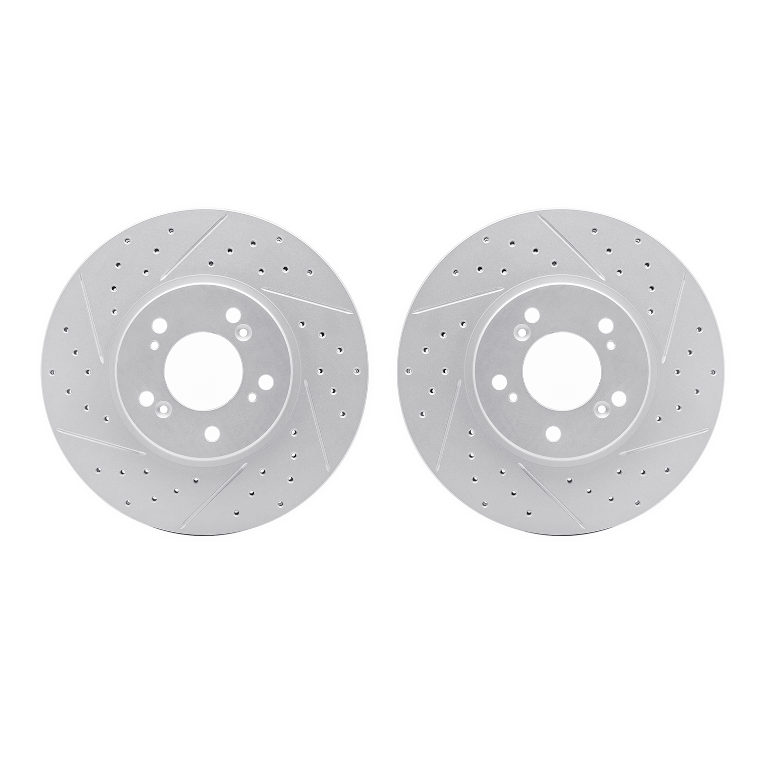 2002-58006 Geoperformance Drilled/Slotted Brake Rotors, 1999-2004 Acura/Honda, Position: Front