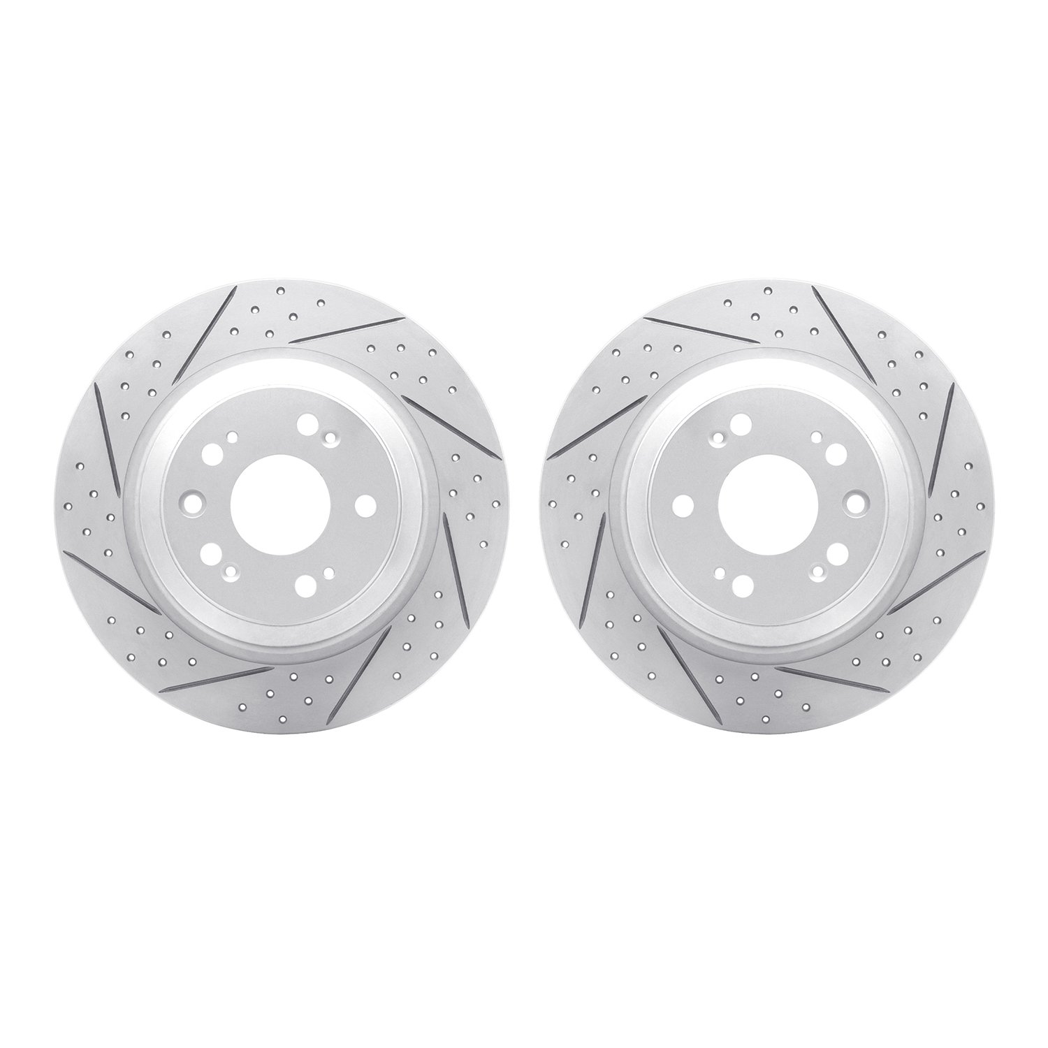 2002-58019 Geoperformance Drilled/Slotted Brake Rotors, 2009-2014 Acura/Honda, Position: Rear