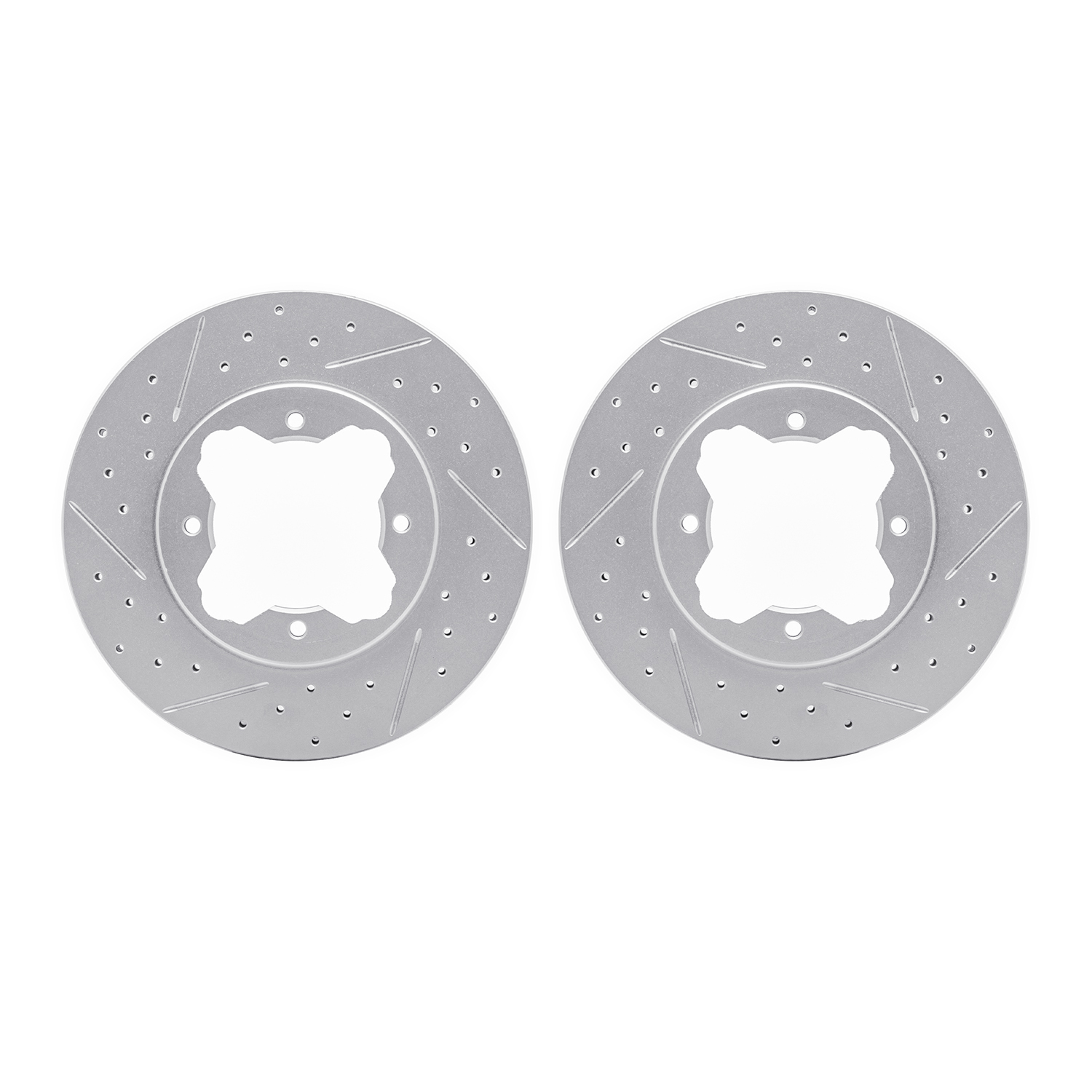 2002-59000 Geoperformance Drilled/Slotted Brake Rotors, 1990-1997 Acura/Honda, Position: Front