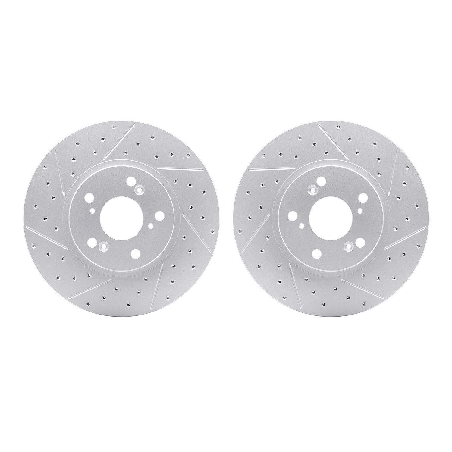 2002-59002 Geoperformance Drilled/Slotted Brake Rotors, 1999-2014 Acura/Honda, Position: Front