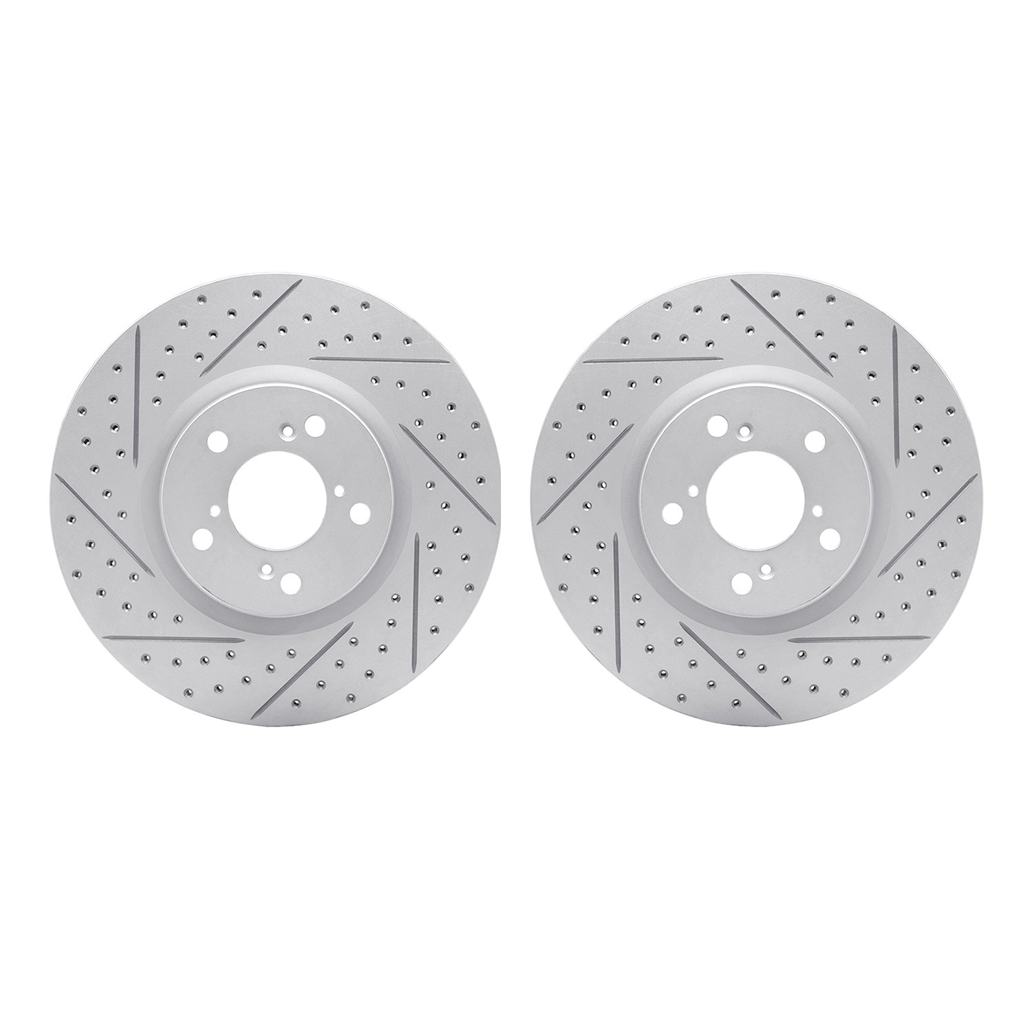 2002-59011 Geoperformance Drilled/Slotted Brake Rotors, 2007-2020 Acura/Honda, Position: Front