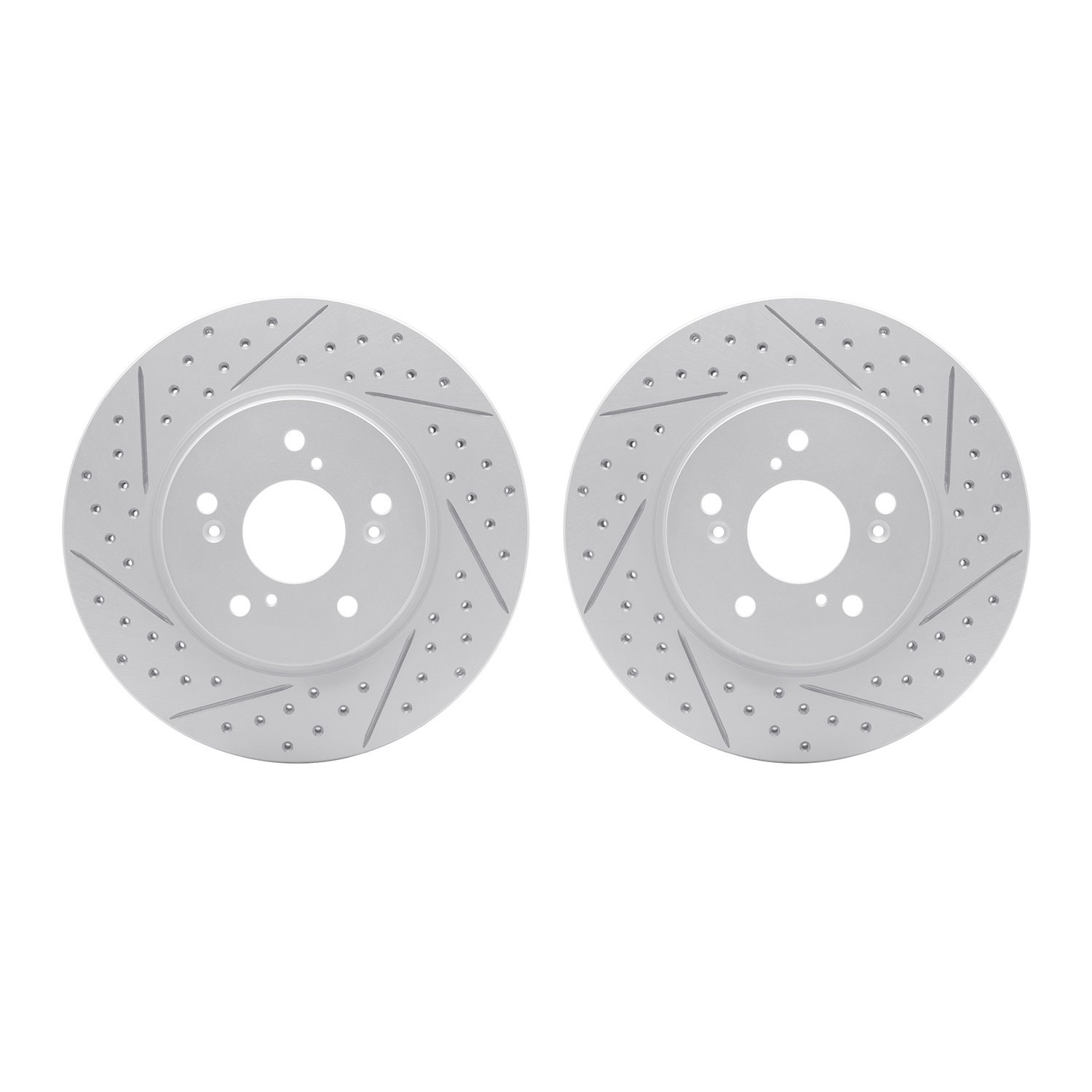 2002-59013 Geoperformance Drilled/Slotted Brake Rotors, 2007-2016 Acura/Honda, Position: Front