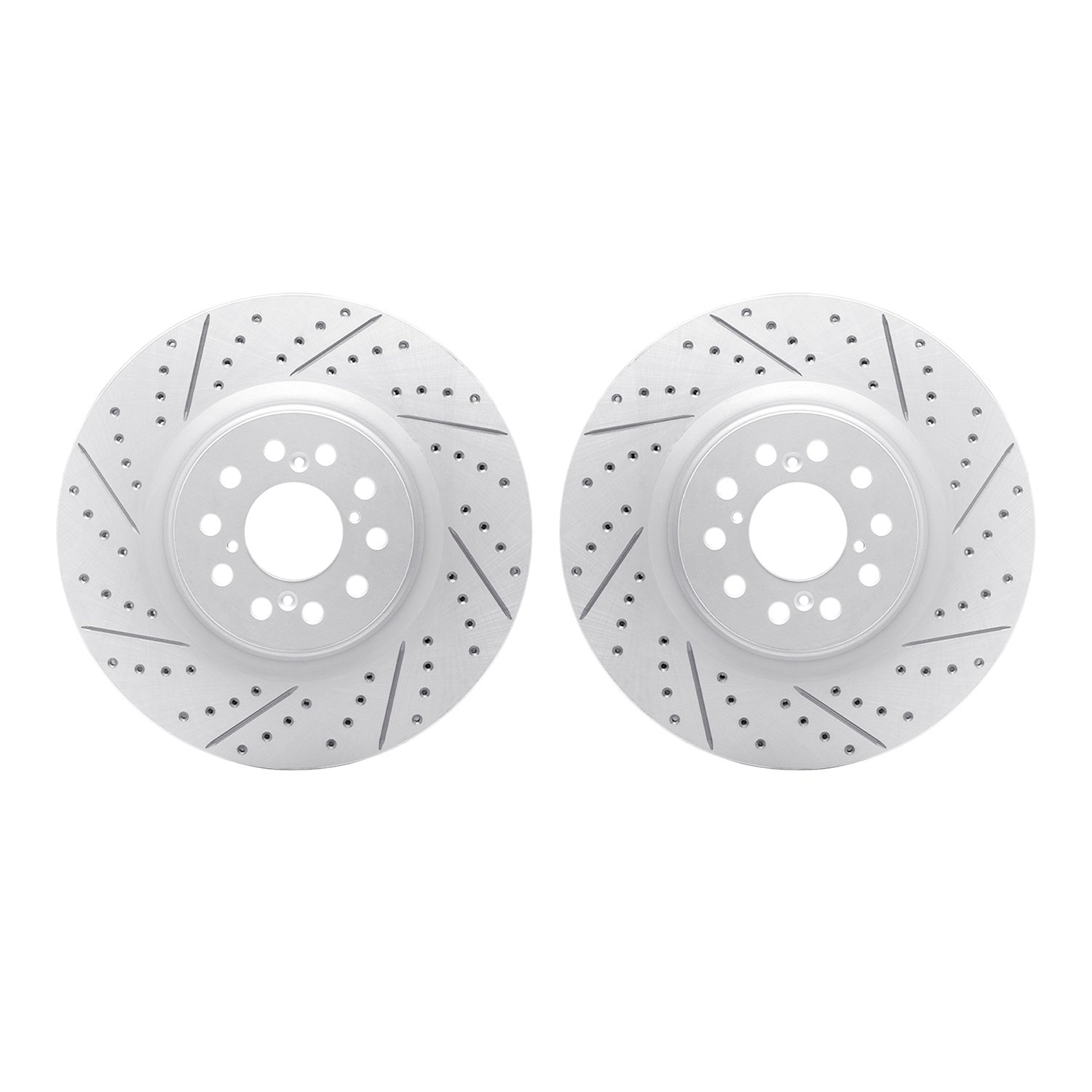2002-59022 Geoperformance Drilled/Slotted Brake Rotors, 2017-2021 Acura/Honda, Position: Front