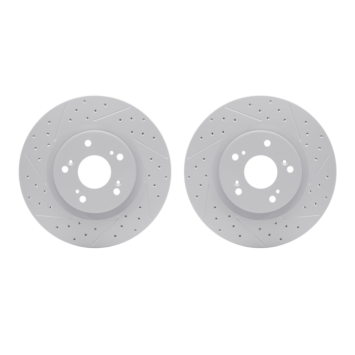 2002-59025 Geoperformance Drilled/Slotted Brake Rotors, 2012-2016 Acura/Honda, Position: Front