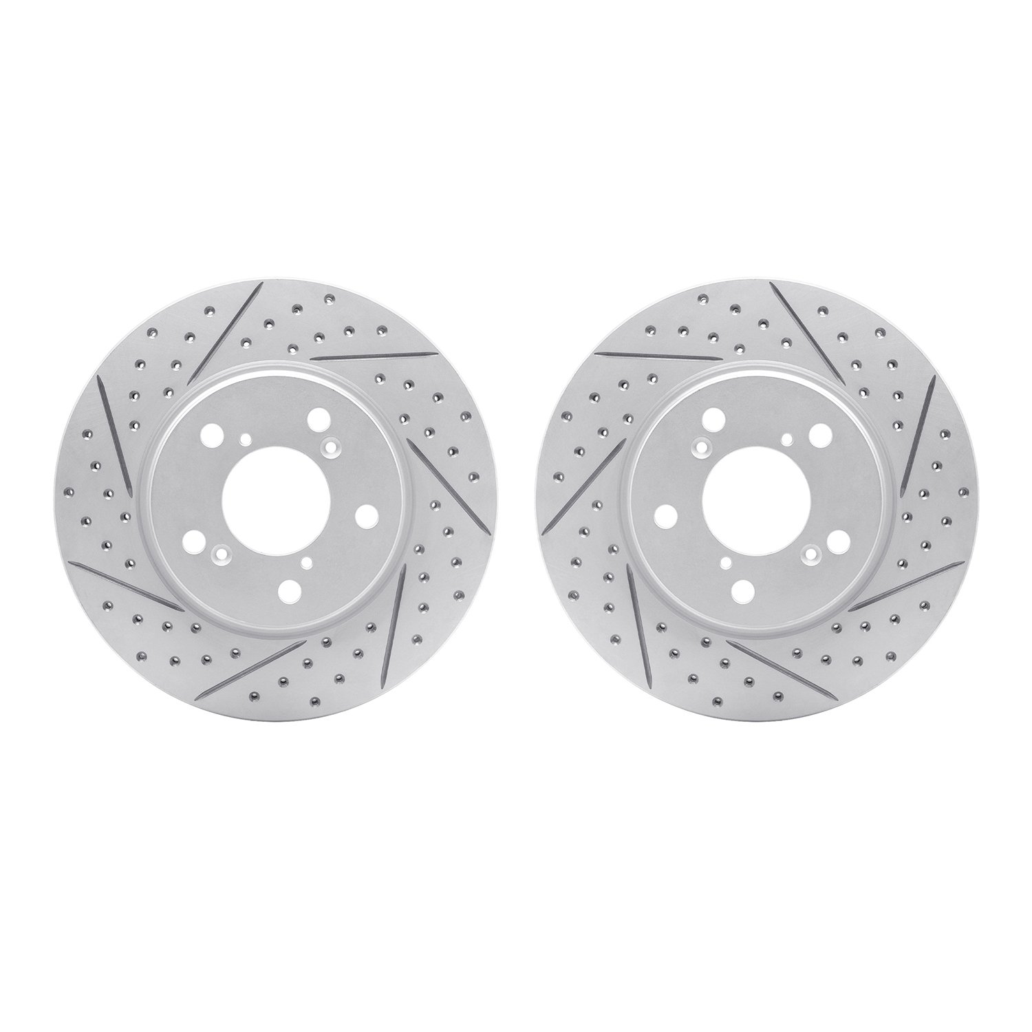 2002-59027 Geoperformance Drilled/Slotted Brake Rotors, 2005-2010 Acura/Honda, Position: Front
