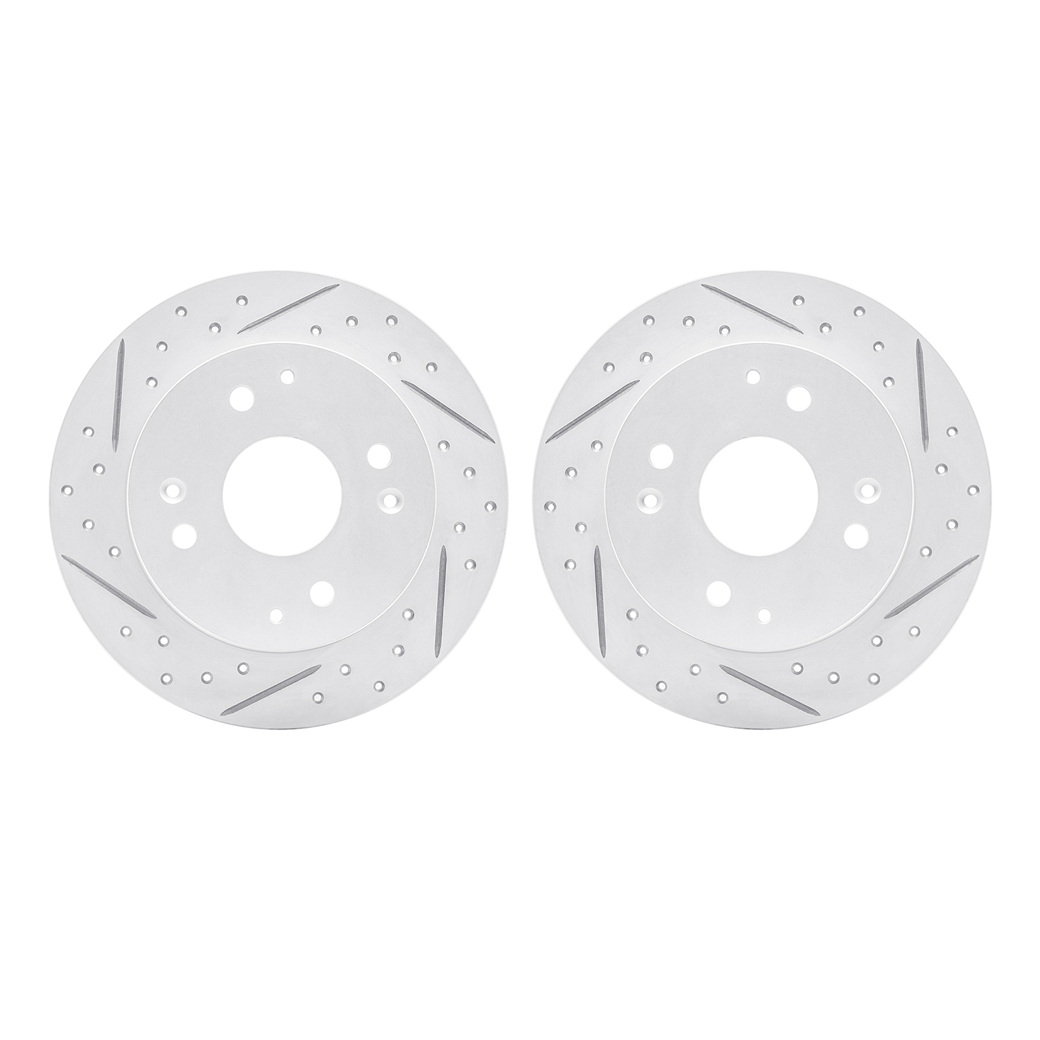 2002-59031 Geoperformance Drilled/Slotted Brake Rotors, 1998-2002 Acura/Honda, Position: Rear