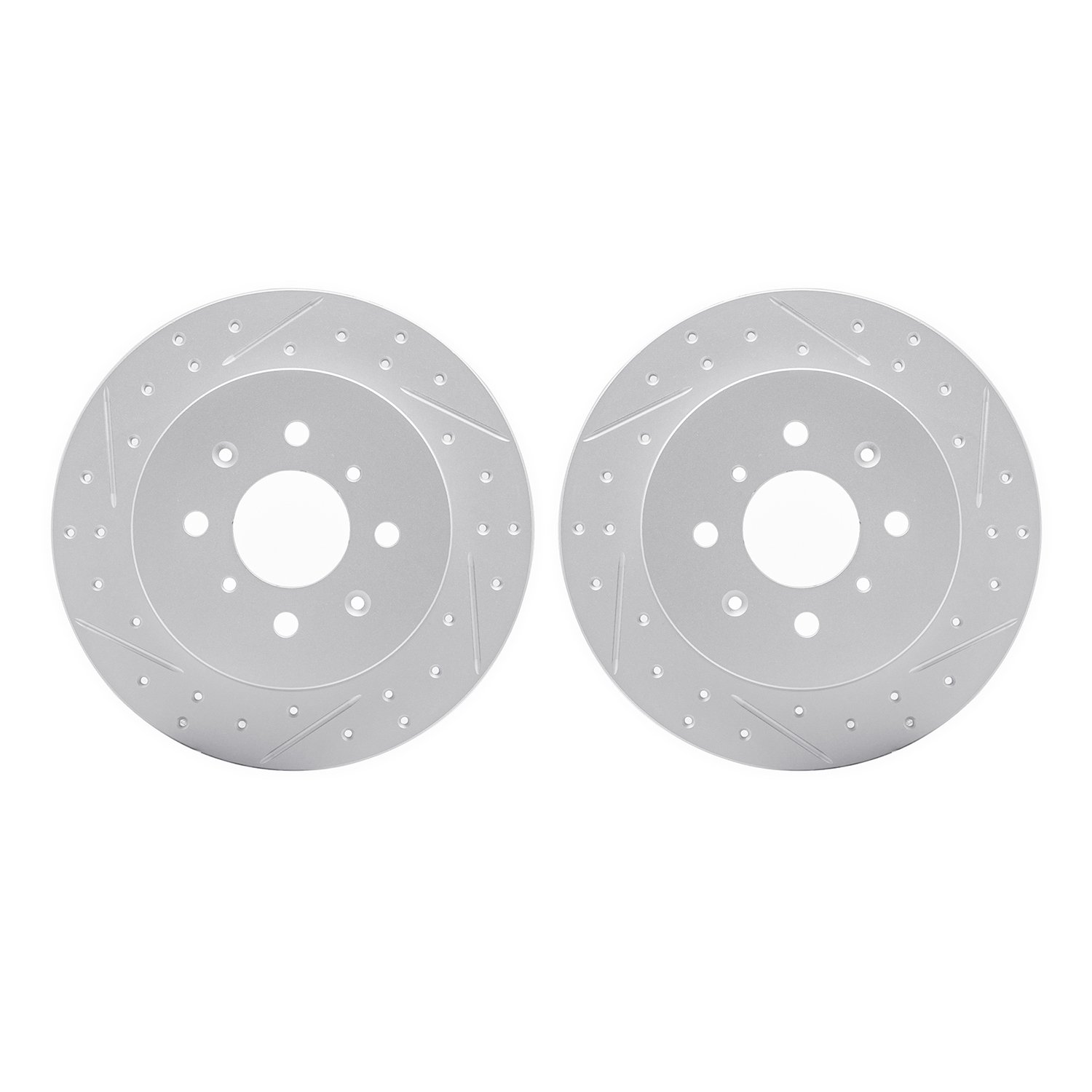 2002-59033 Geoperformance Drilled/Slotted Brake Rotors, 2001-2005 Acura/Honda, Position: Rear