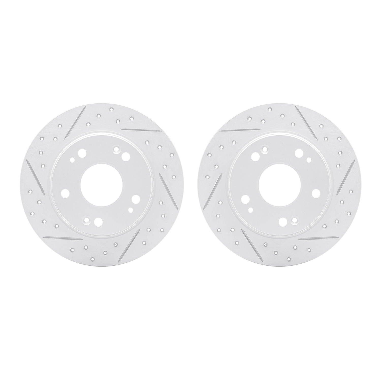 2002-59042 Geoperformance Drilled/Slotted Brake Rotors, 2003-2008 Acura/Honda, Position: Rear