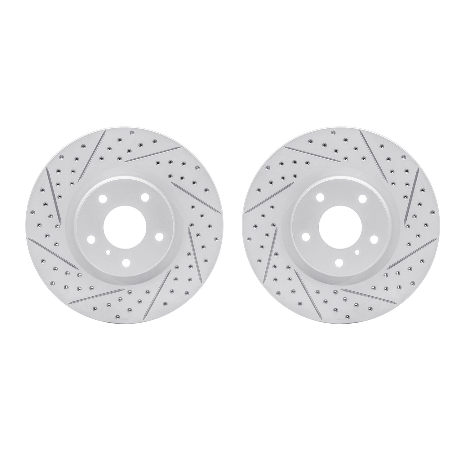 2002-67001 Geoperformance Drilled/Slotted Brake Rotors, Fits Select Infiniti/Nissan, Position: Front
