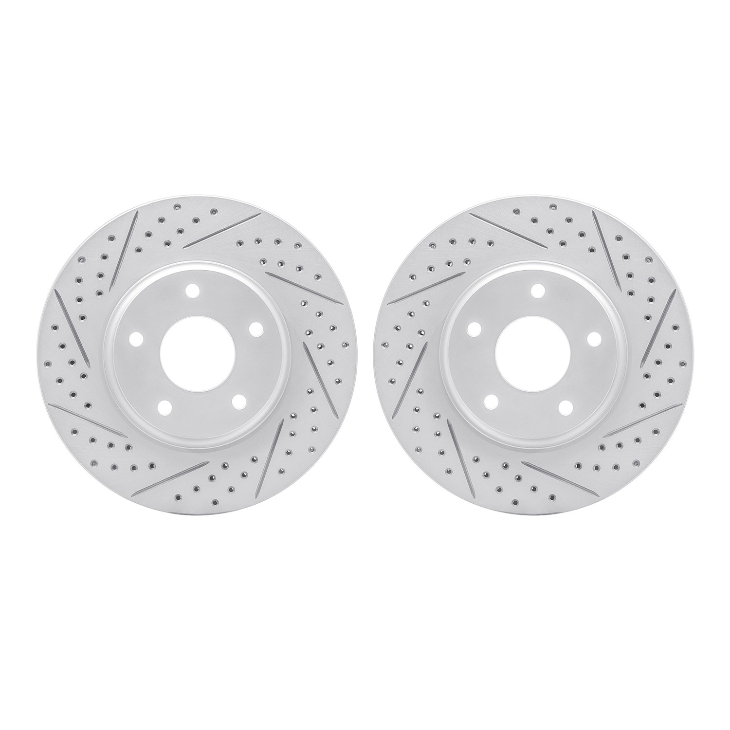 2002-67006 Geoperformance Drilled/Slotted Brake Rotors, 2002-2006 Infiniti/Nissan, Position: Front