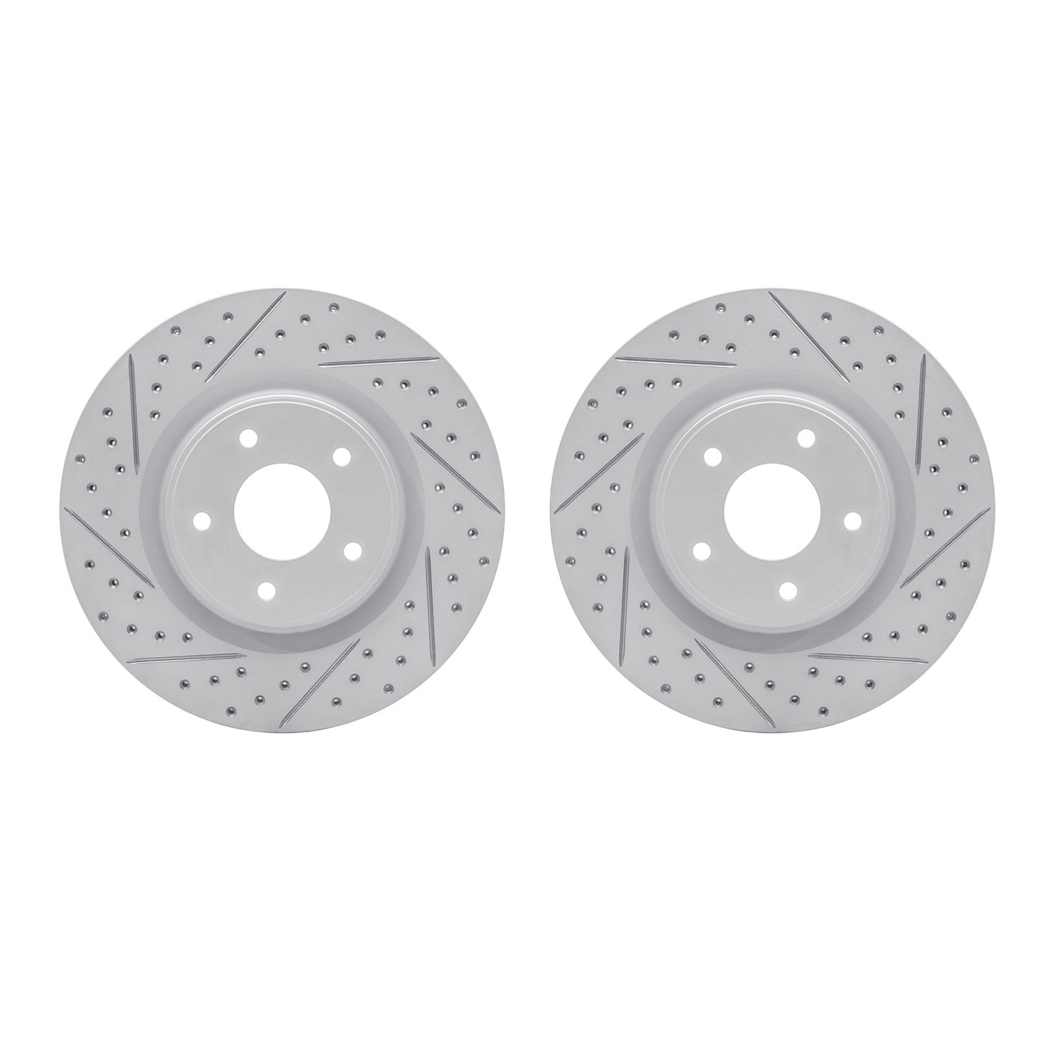 2002-67007 Geoperformance Drilled/Slotted Brake Rotors, Fits Select Infiniti/Nissan, Position: Front