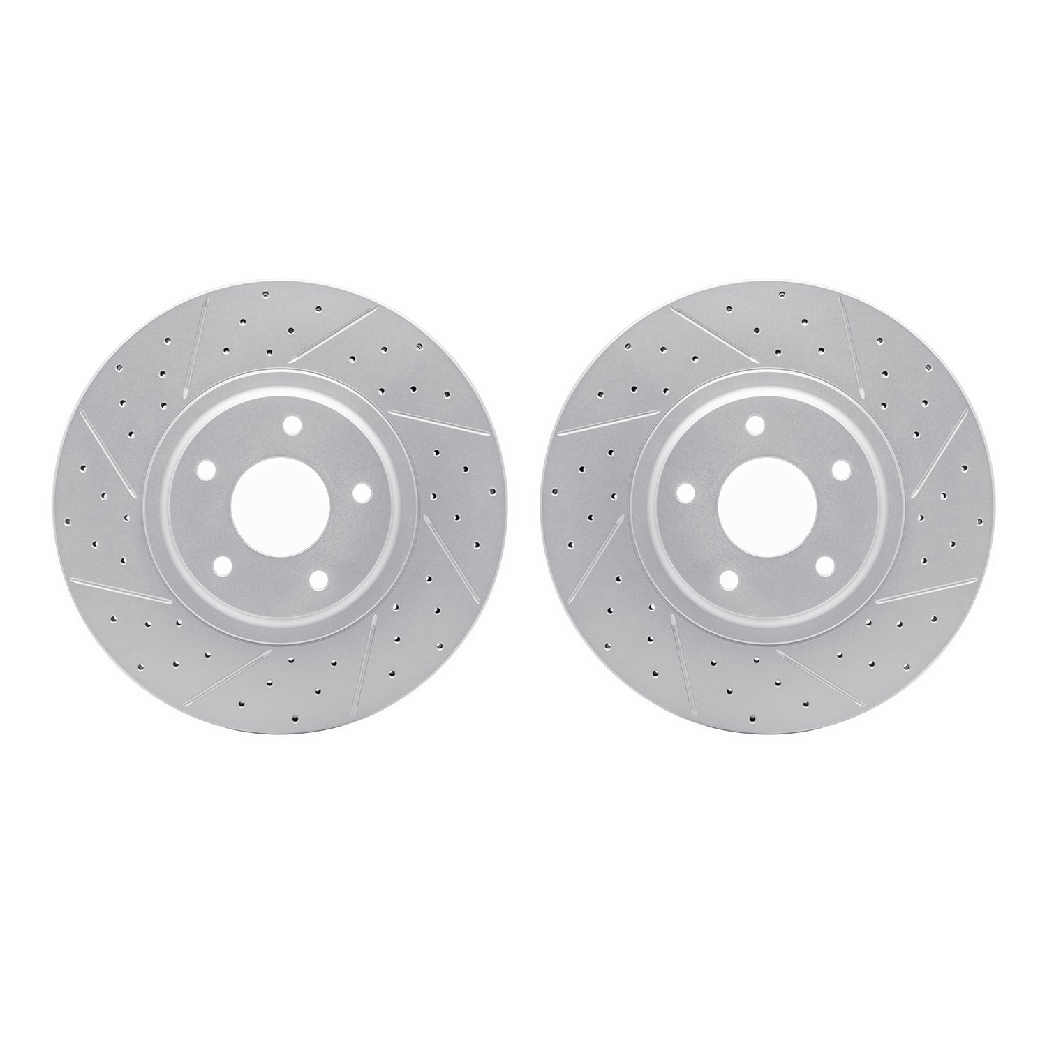 2002-67033 Geoperformance Drilled/Slotted Brake Rotors, 2003-2005 Infiniti/Nissan, Position: Front