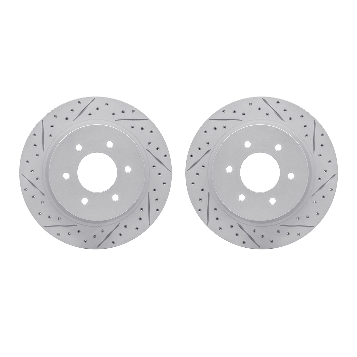 2002-67042 Geoperformance Drilled/Slotted Brake Rotors, Fits Select Infiniti/Nissan, Position: Front