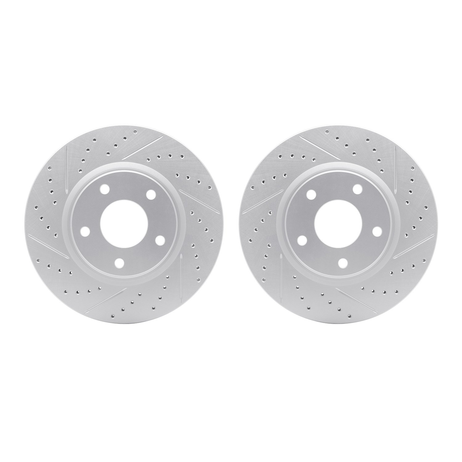 2002-68002 Geoperformance Drilled/Slotted Brake Rotors, 2003-2005 Infiniti/Nissan, Position: Front