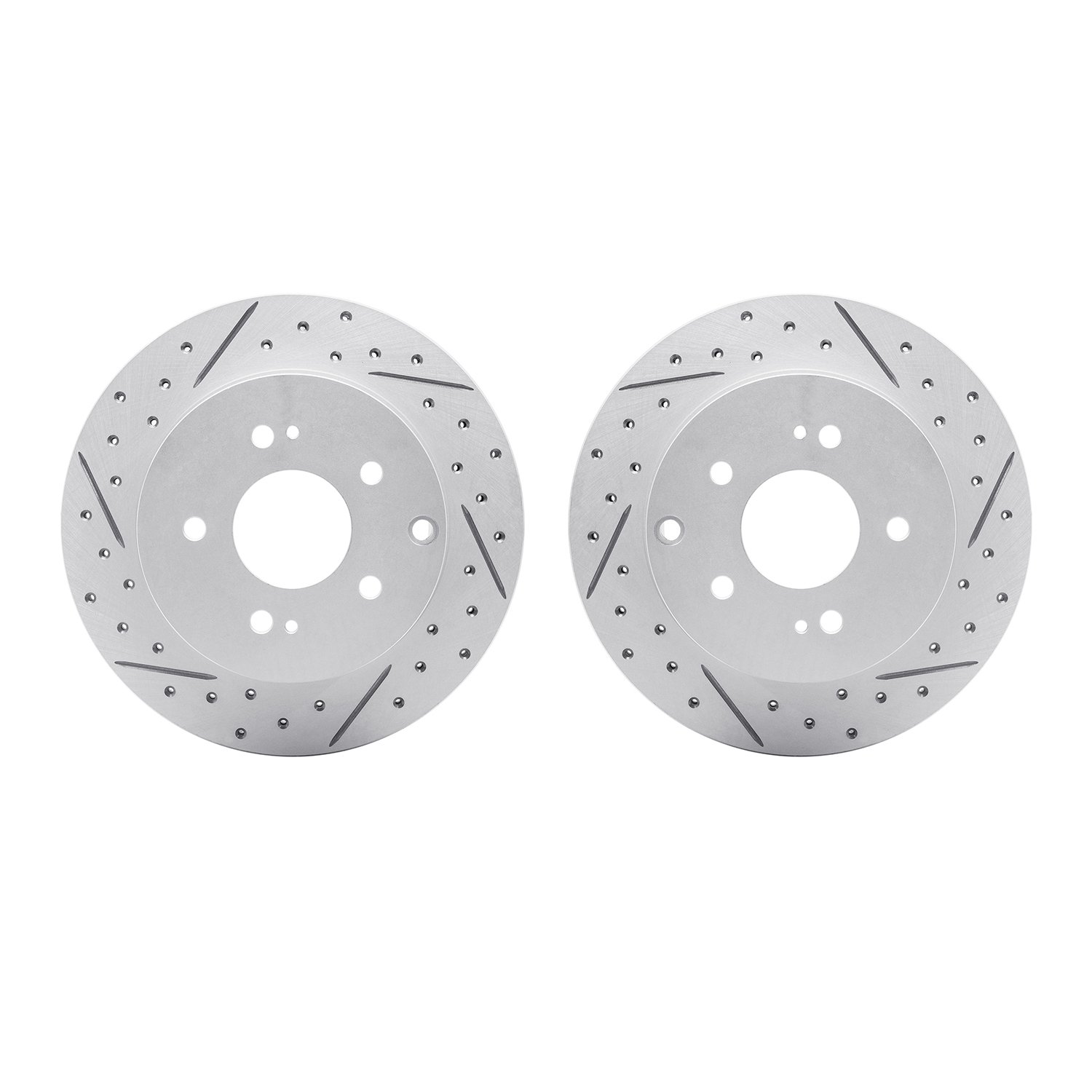 2002-72023 Geoperformance Drilled/Slotted Brake Rotors, 2006-2012 Mitsubishi, Position: Rear