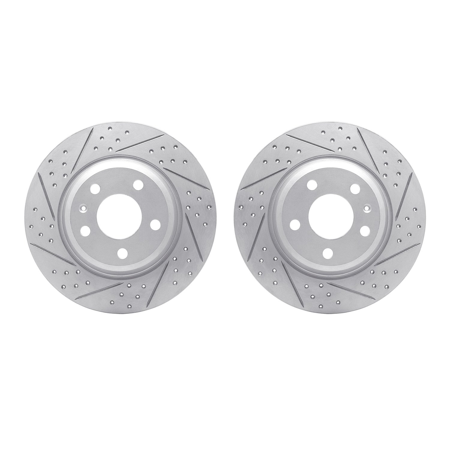 2002-73031 Geoperformance Drilled/Slotted Brake Rotors, Fits Select Audi/Volkswagen, Position: Rear