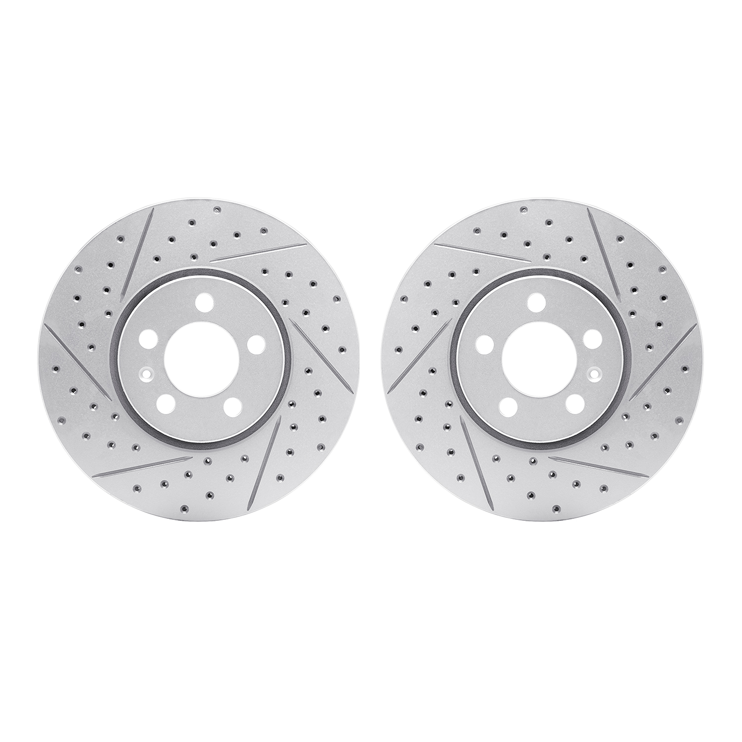 2002-74000 Geoperformance Drilled/Slotted Brake Rotors, 1998-2018 Audi/Volkswagen, Position: Front