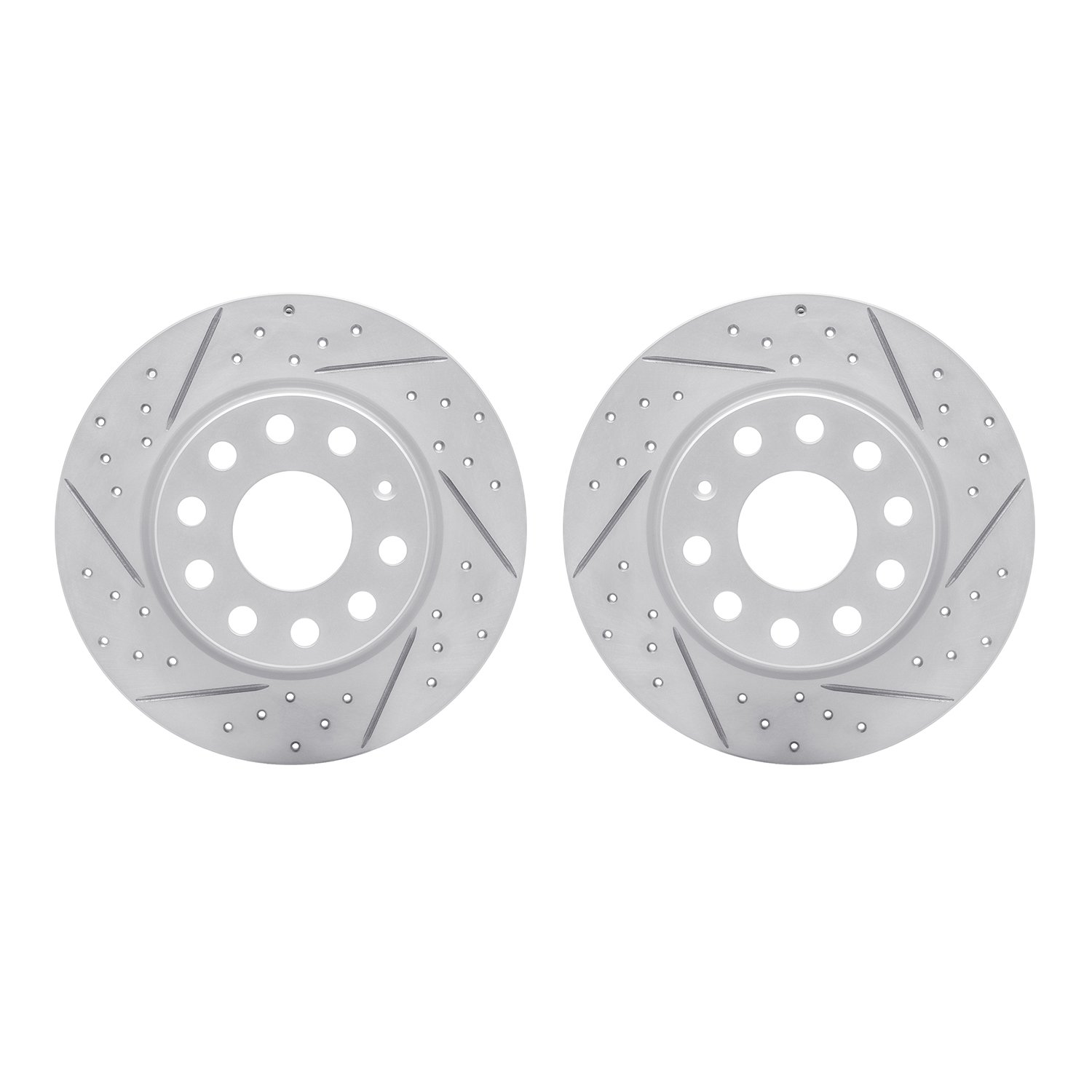 2002-74030 Geoperformance Drilled/Slotted Brake Rotors, Fits Select Audi/Volkswagen, Position: Rear