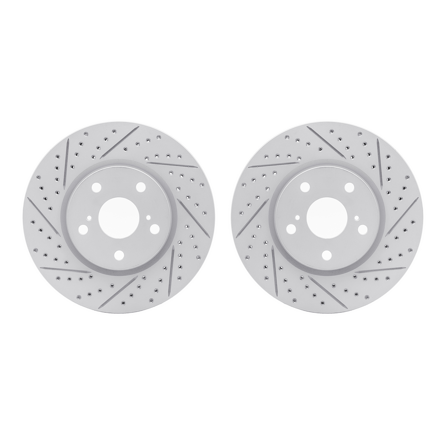 2002-75003 Geoperformance Drilled/Slotted Brake Rotors, 2006-2015 Lexus/Toyota/Scion, Position: Front