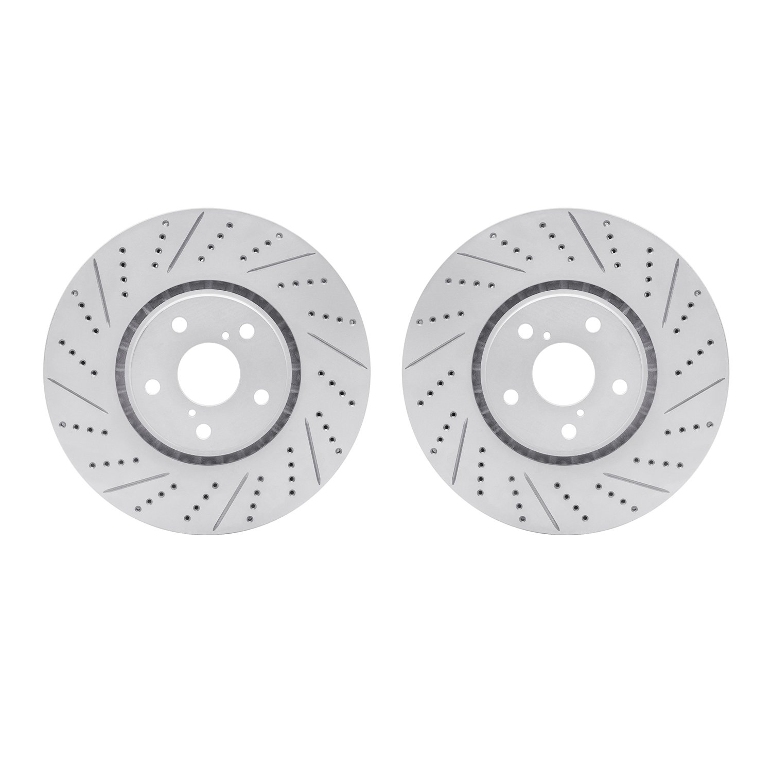 2002-75004 Geoperformance Drilled/Slotted Brake Rotors, 2007-2011 Lexus/Toyota/Scion, Position: Front