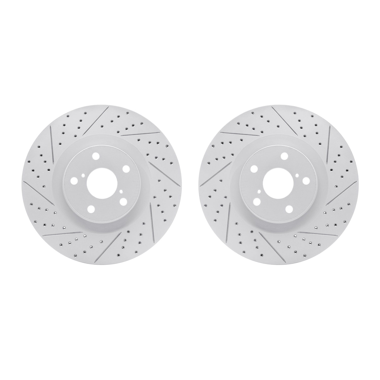 2002-75006 Geoperformance Drilled/Slotted Brake Rotors, 2009-2011 Lexus/Toyota/Scion, Position: Front
