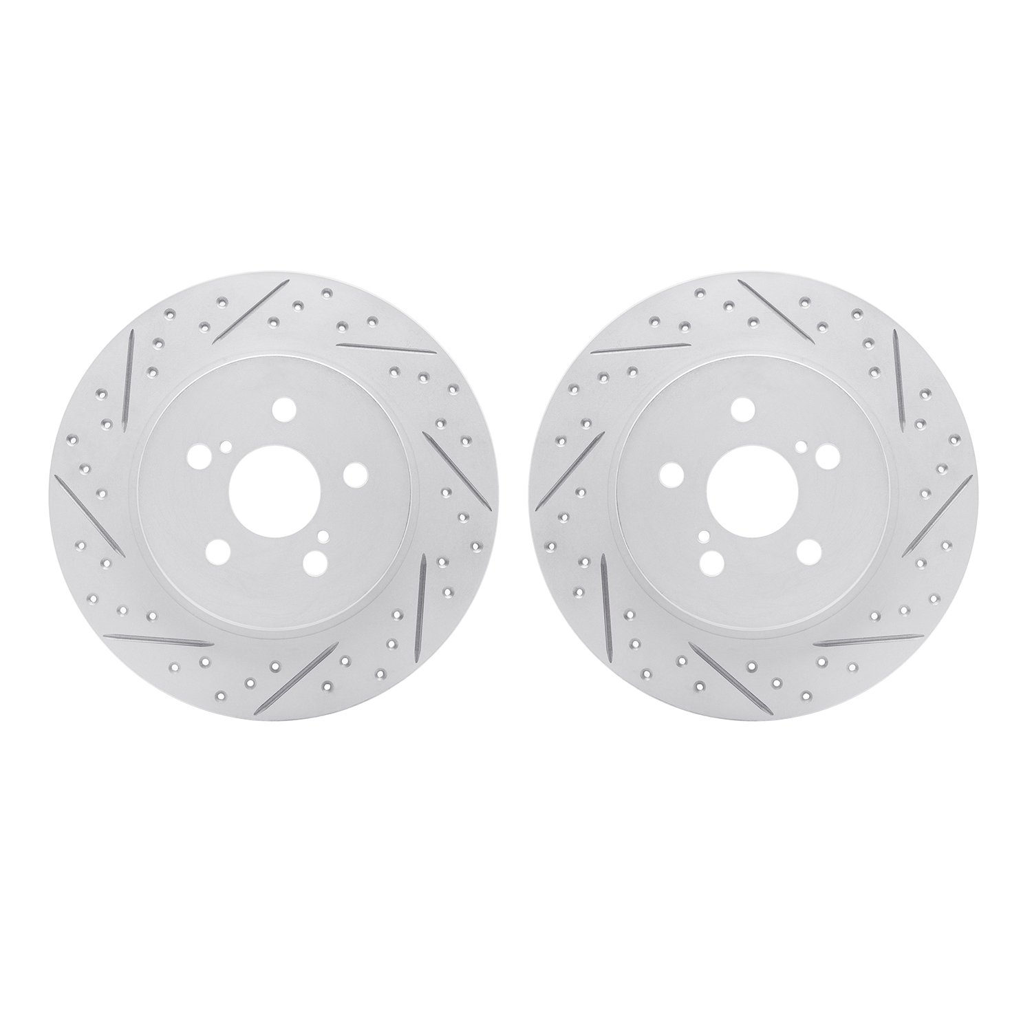 2002-75015 Geoperformance Drilled/Slotted Brake Rotors, 2011-2017 Lexus/Toyota/Scion, Position: Rear