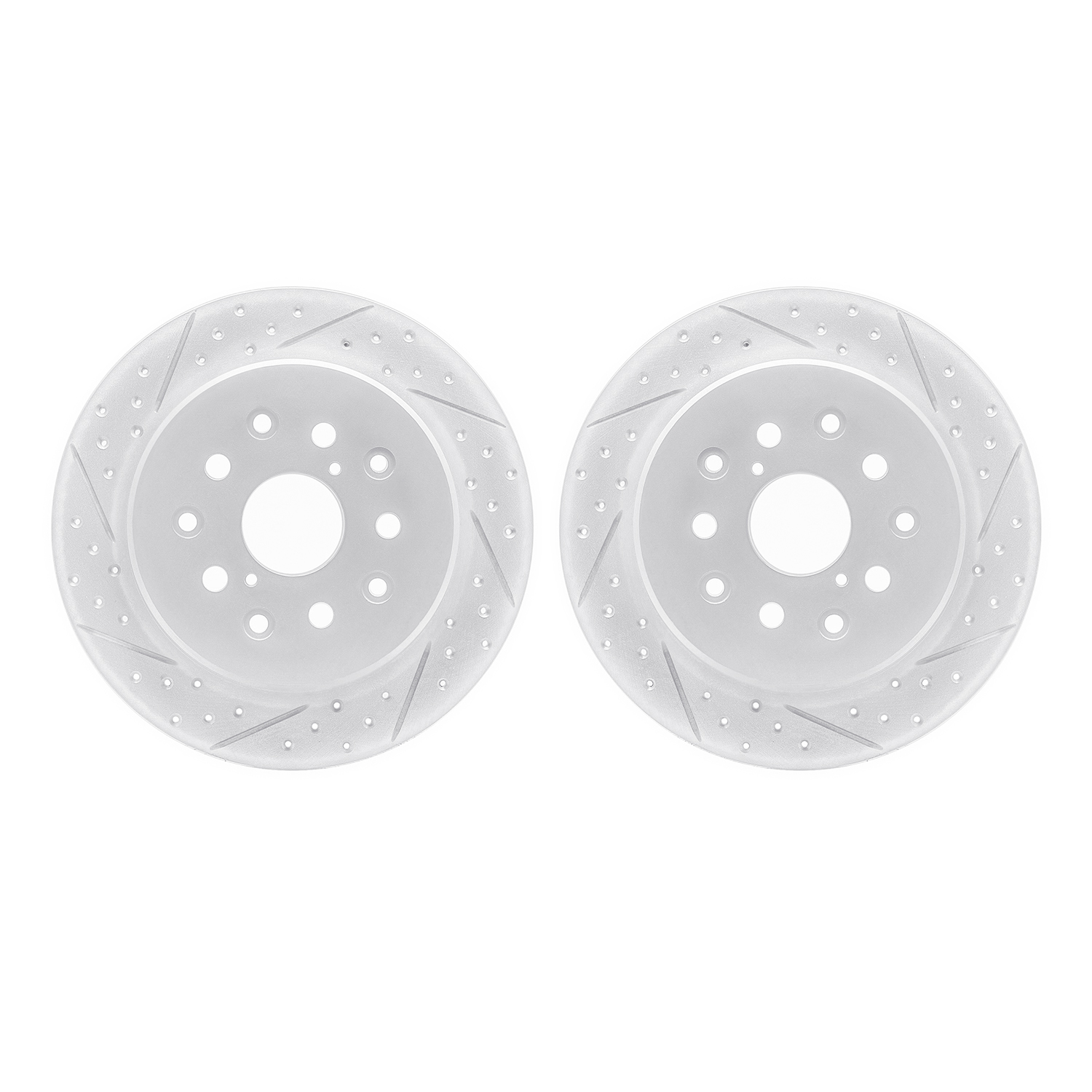2002-75019 Geoperformance Drilled/Slotted Brake Rotors, 1998-2010 Lexus/Toyota/Scion, Position: Rear