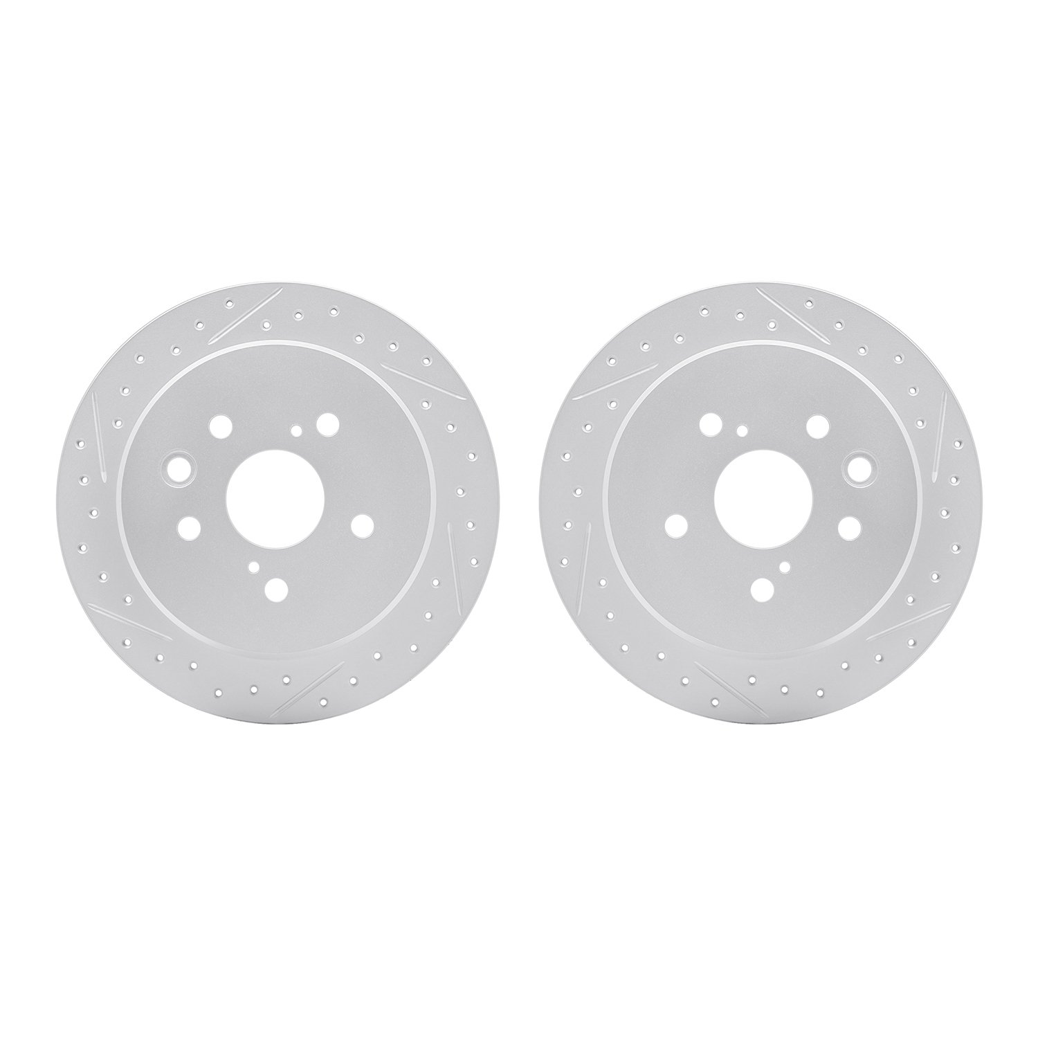 2002-75021 Geoperformance Drilled/Slotted Brake Rotors, 2006-2015 Lexus/Toyota/Scion, Position: Rear