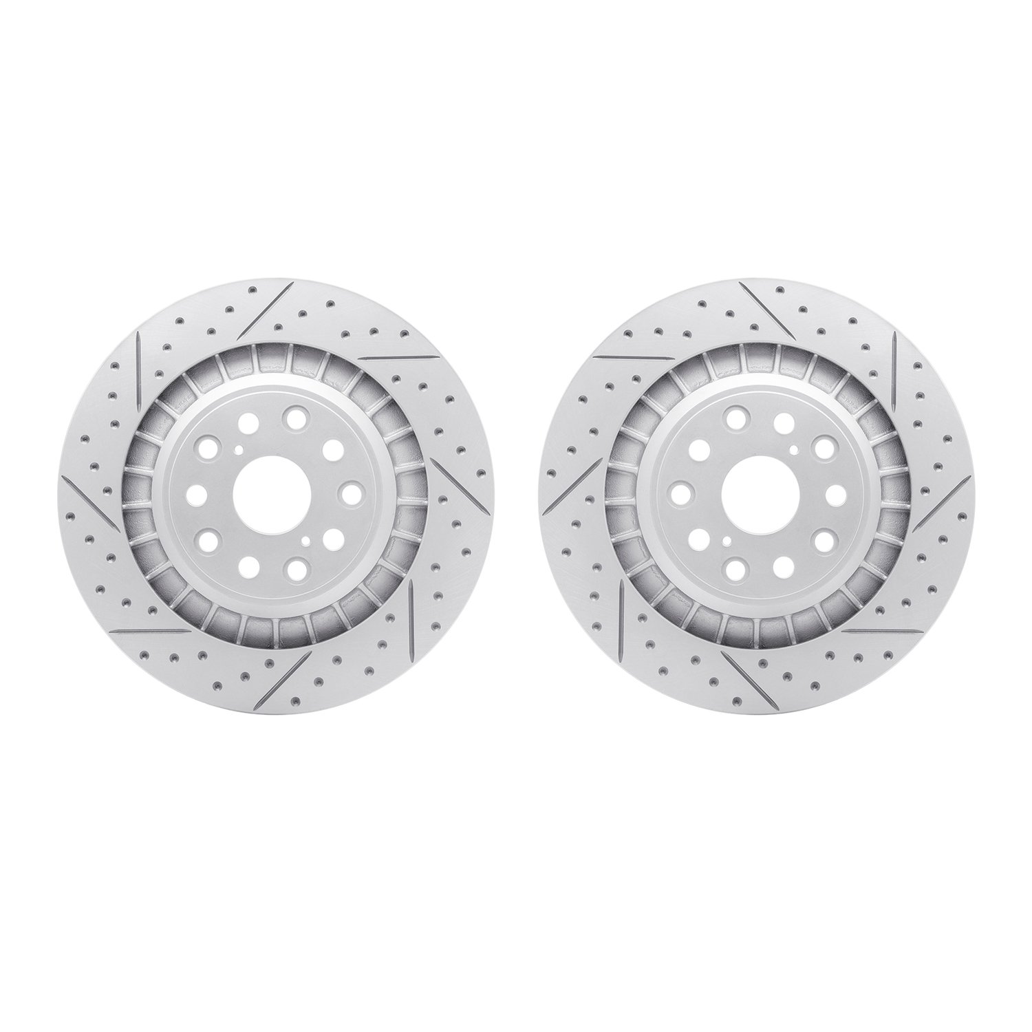 2002-75022 Geoperformance Drilled/Slotted Brake Rotors, Fits Select Lexus/Toyota/Scion, Position: Rear
