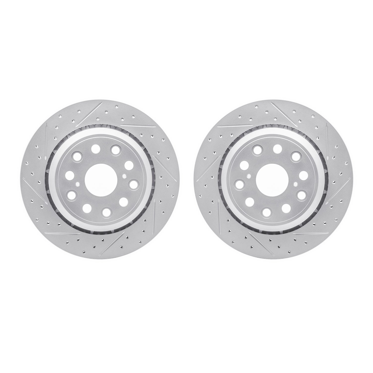 2002-75025 Geoperformance Drilled/Slotted Brake Rotors, 2007-2017 Lexus/Toyota/Scion, Position: Rear