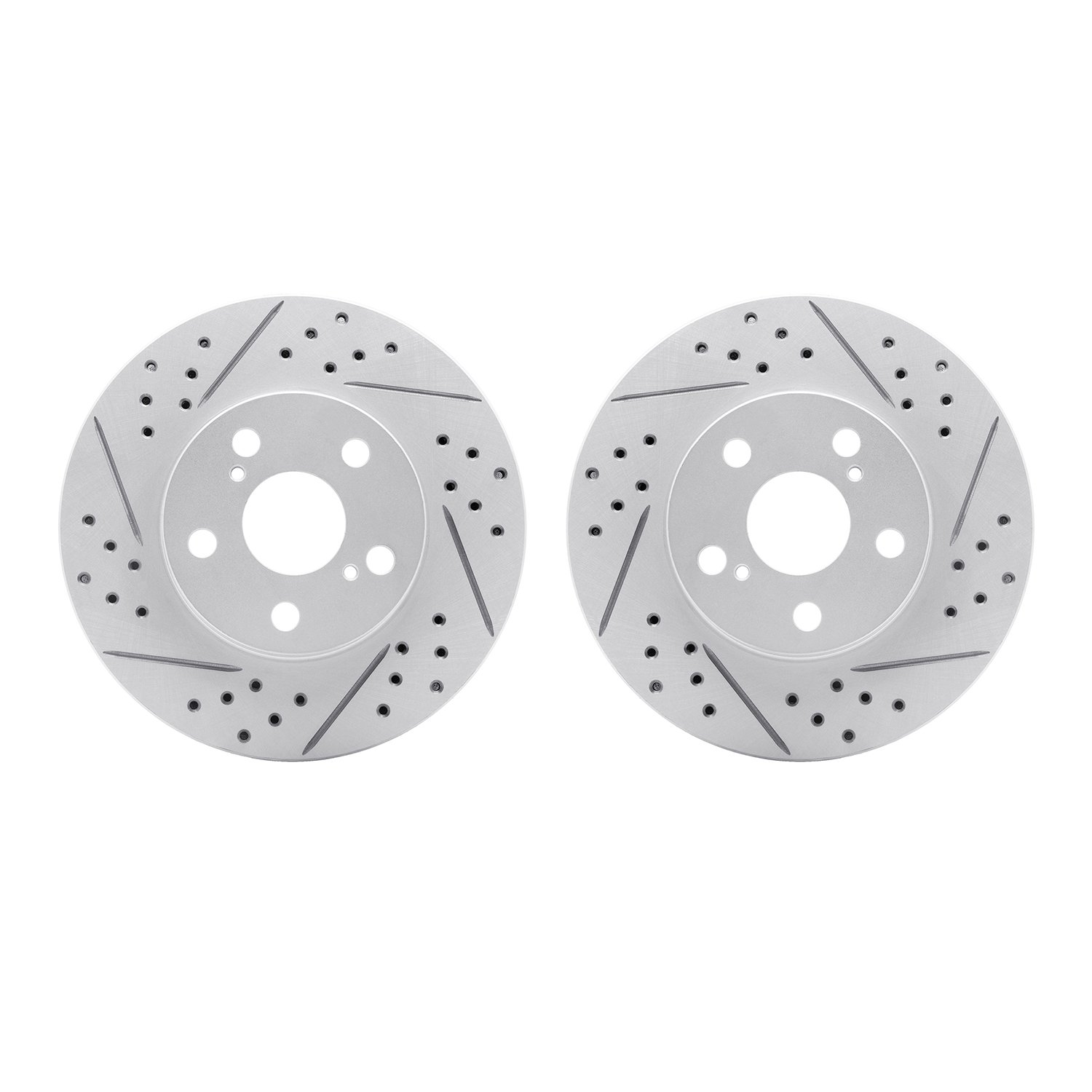 2002-76001 Geoperformance Drilled/Slotted Brake Rotors, 2010-2017 Lexus/Toyota/Scion, Position: Front