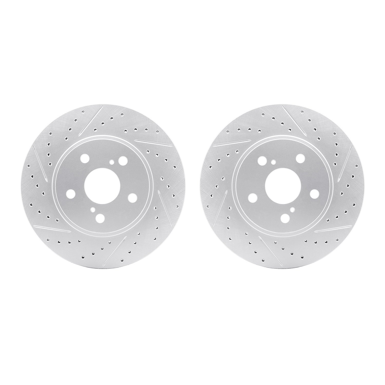 2002-76003 Geoperformance Drilled/Slotted Brake Rotors, 2002-2015 Lexus/Toyota/Scion, Position: Front
