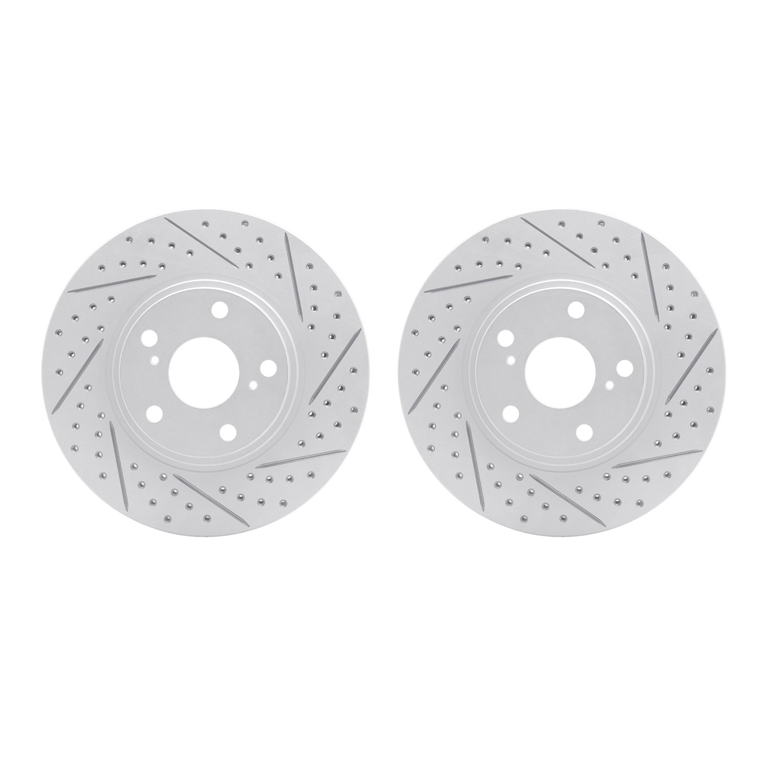 2002-76004 Geoperformance Drilled/Slotted Brake Rotors, 1999-2007 Lexus/Toyota/Scion, Position: Front