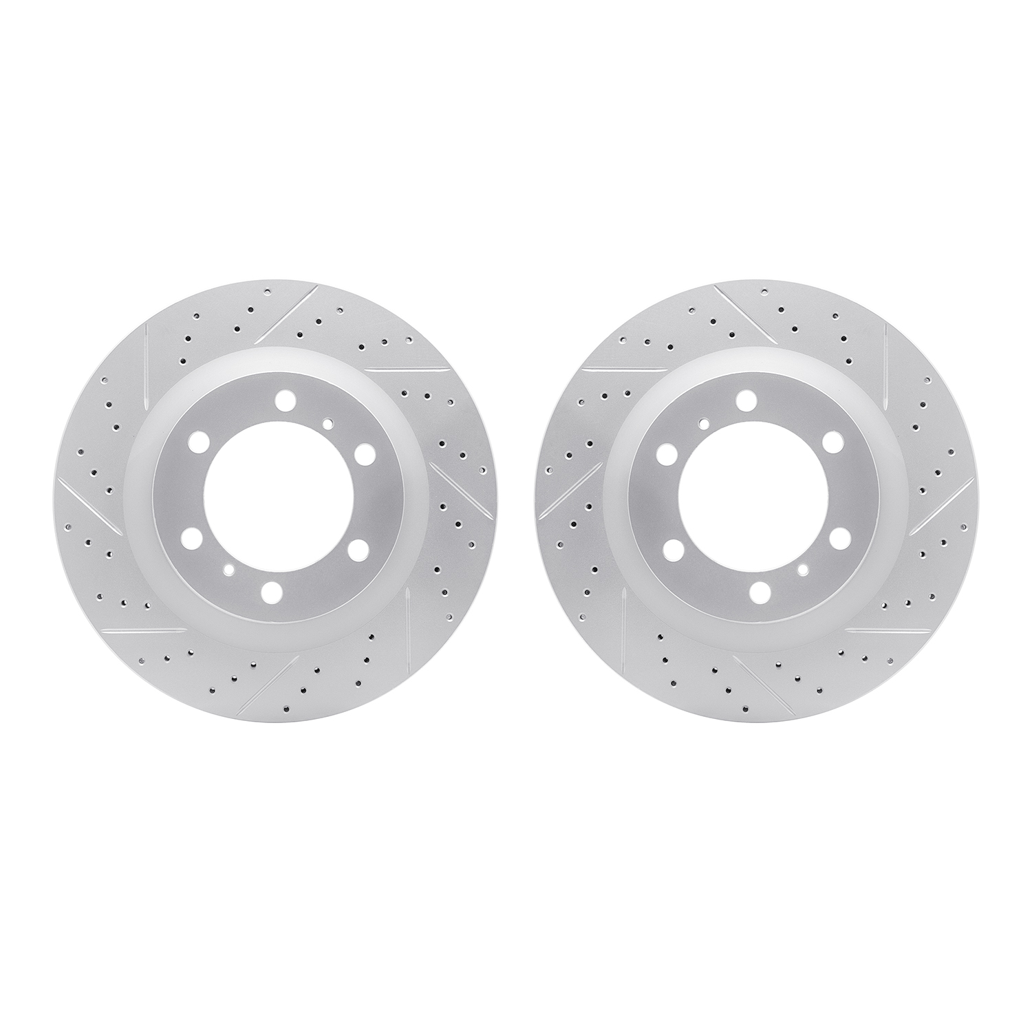 2002-76007 Geoperformance Drilled/Slotted Brake Rotors, Fits Select Lexus/Toyota/Scion, Position: Front