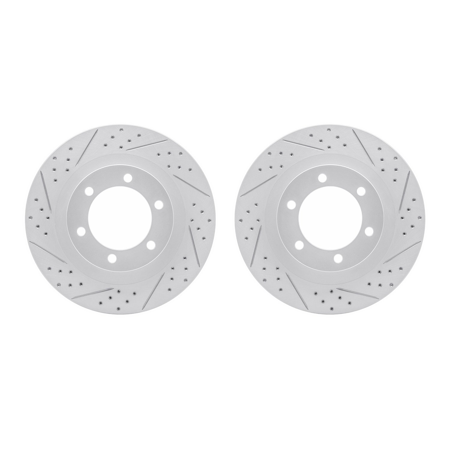 2002-76008 Geoperformance Drilled/Slotted Brake Rotors, 2003-2009 Lexus/Toyota/Scion, Position: Front