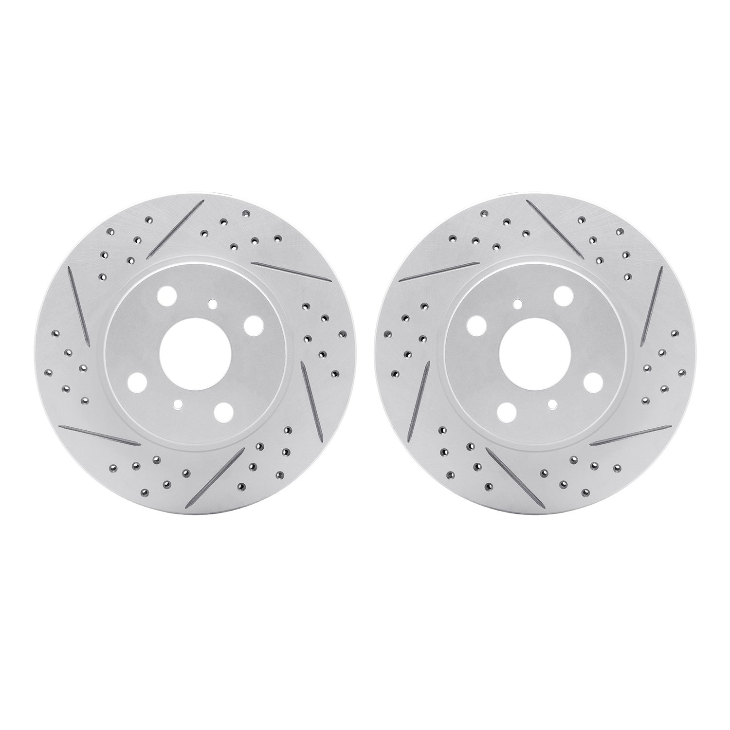 2002-76017 Geoperformance Drilled/Slotted Brake Rotors, 2006-2019 Lexus/Toyota/Scion, Position: Front