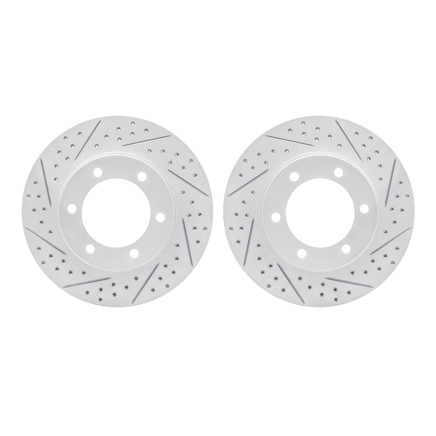 2002-76020 Geoperformance Drilled/Slotted Brake Rotors, 1995-2004 Lexus/Toyota/Scion, Position: Front