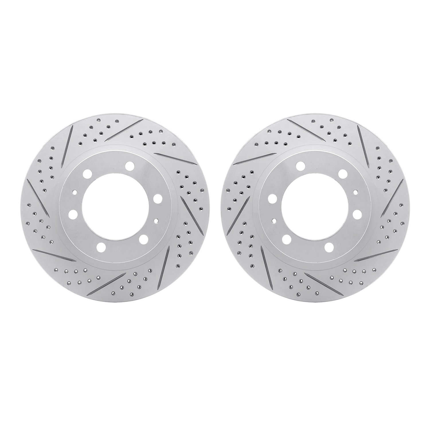 2002-76021 Geoperformance Drilled/Slotted Brake Rotors, Fits Select Lexus/Toyota/Scion, Position: Front