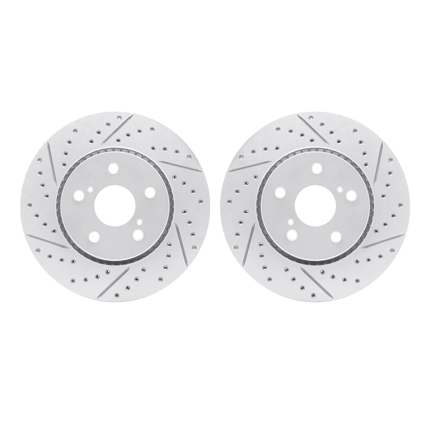 2002-76023 Geoperformance Drilled/Slotted Brake Rotors, Fits Select Lexus/Toyota/Scion, Position: Front