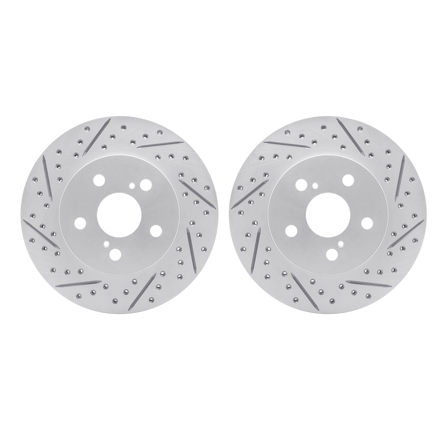 2002-76025 Geoperformance Drilled/Slotted Brake Rotors, Fits Select Lexus/Toyota/Scion, Position: Front