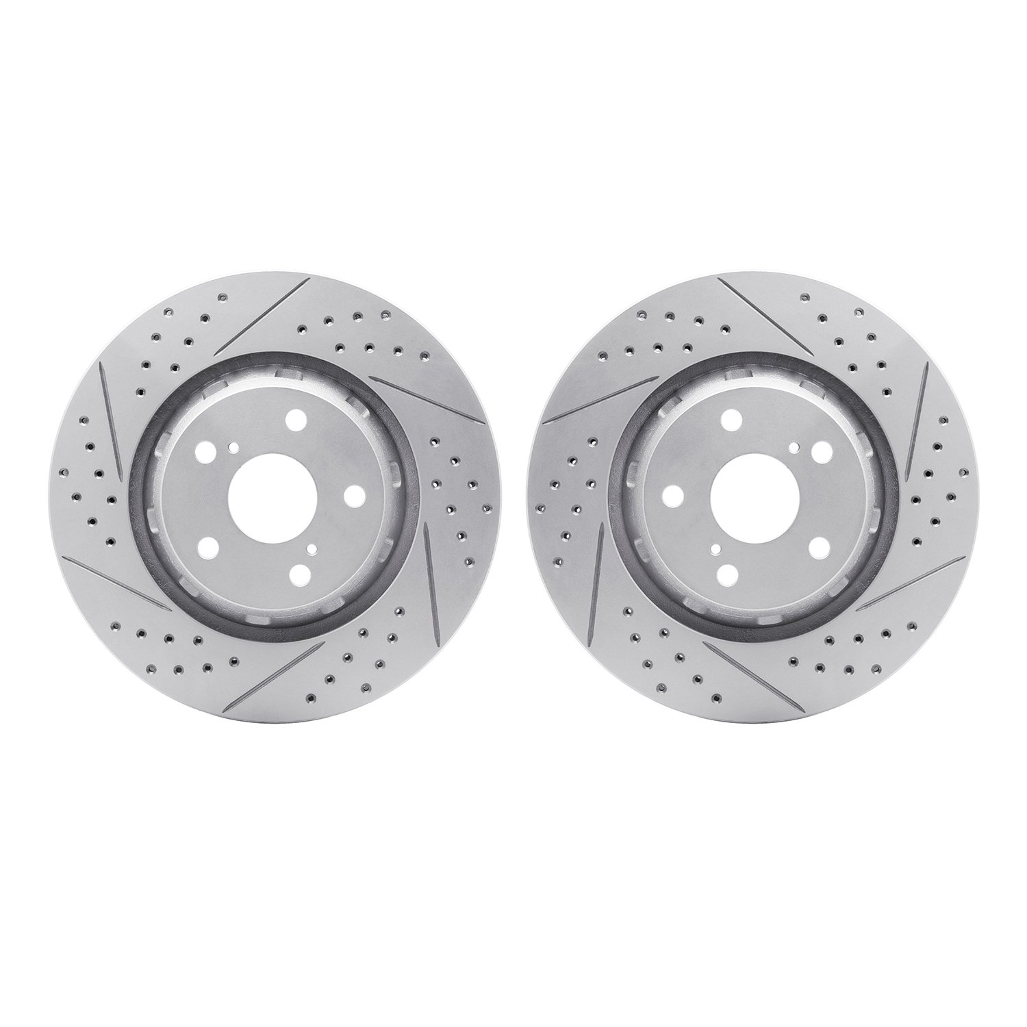 2002-76037 Geoperformance Drilled/Slotted Brake Rotors, 2009-2015 Lexus/Toyota/Scion, Position: Front