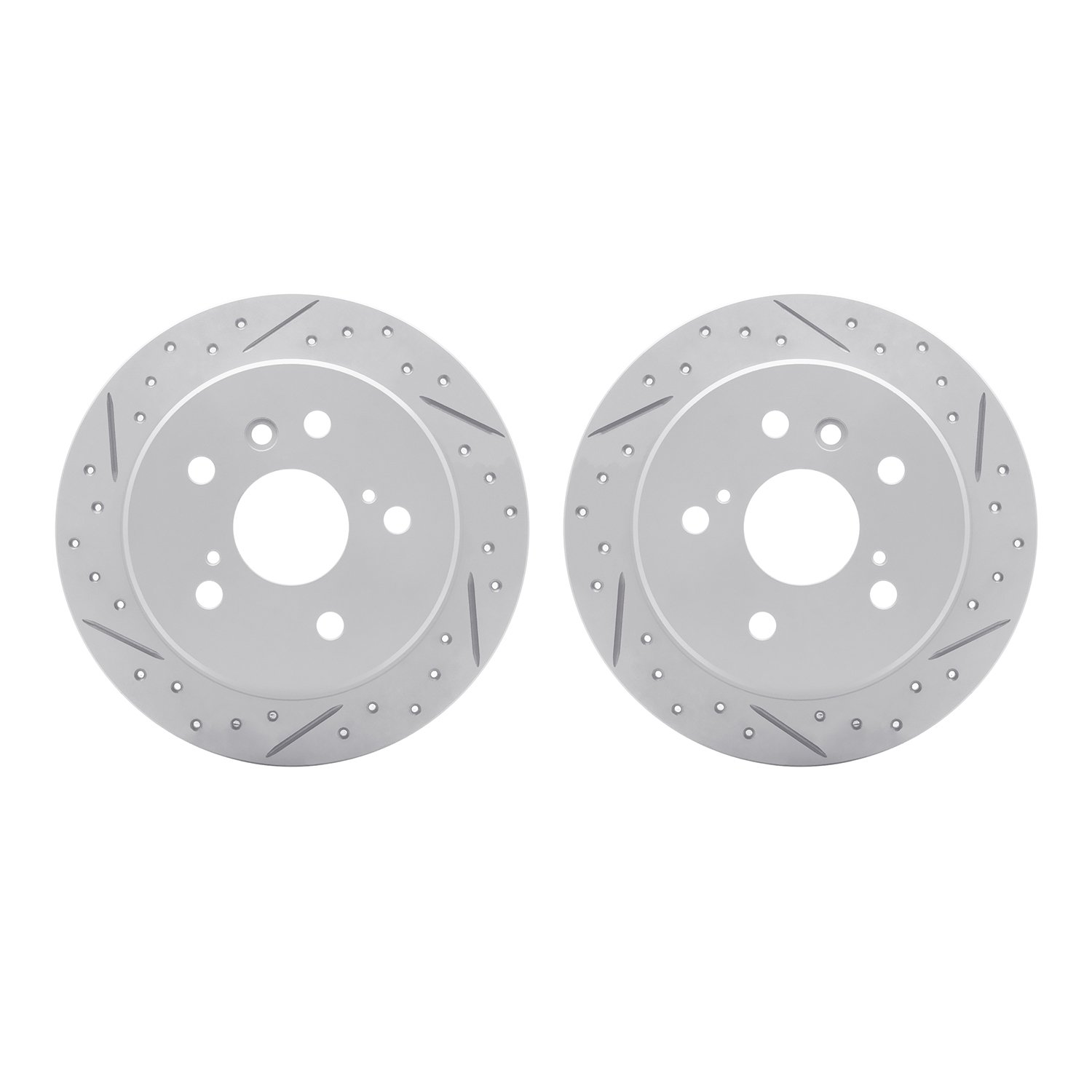 2002-76041 Geoperformance Drilled/Slotted Brake Rotors, 1992-2003 Lexus/Toyota/Scion, Position: Rear