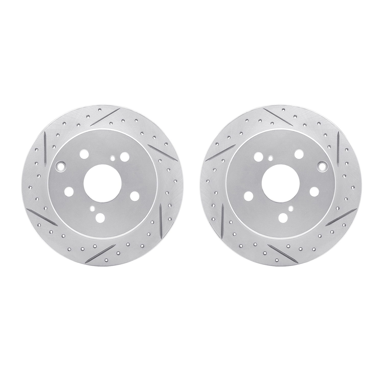 2002-76047 Geoperformance Drilled/Slotted Brake Rotors, 2006-2018 Lexus/Toyota/Scion, Position: Rear