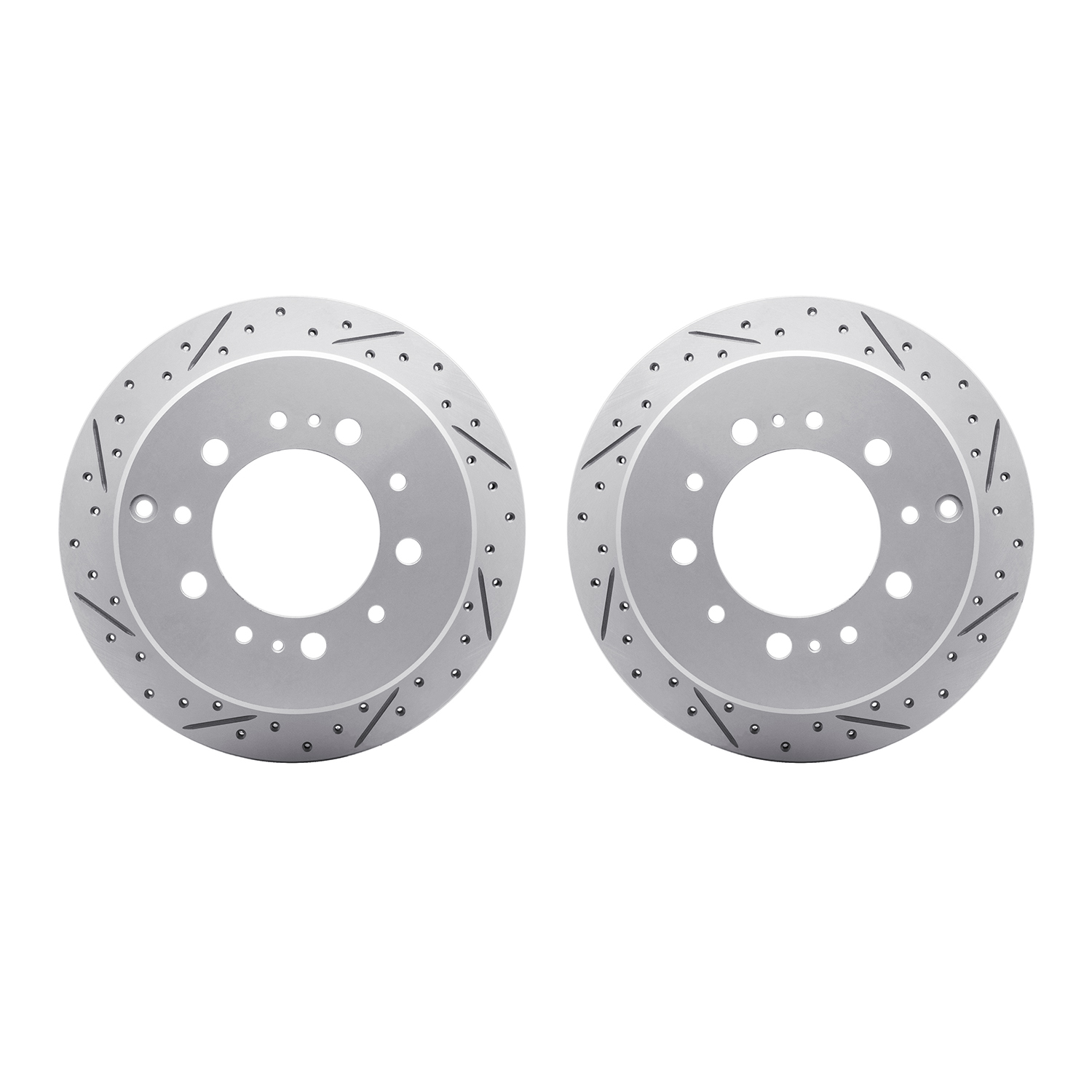 2002-76048 Geoperformance Drilled/Slotted Brake Rotors, 1998-2007 Lexus/Toyota/Scion, Position: Rear