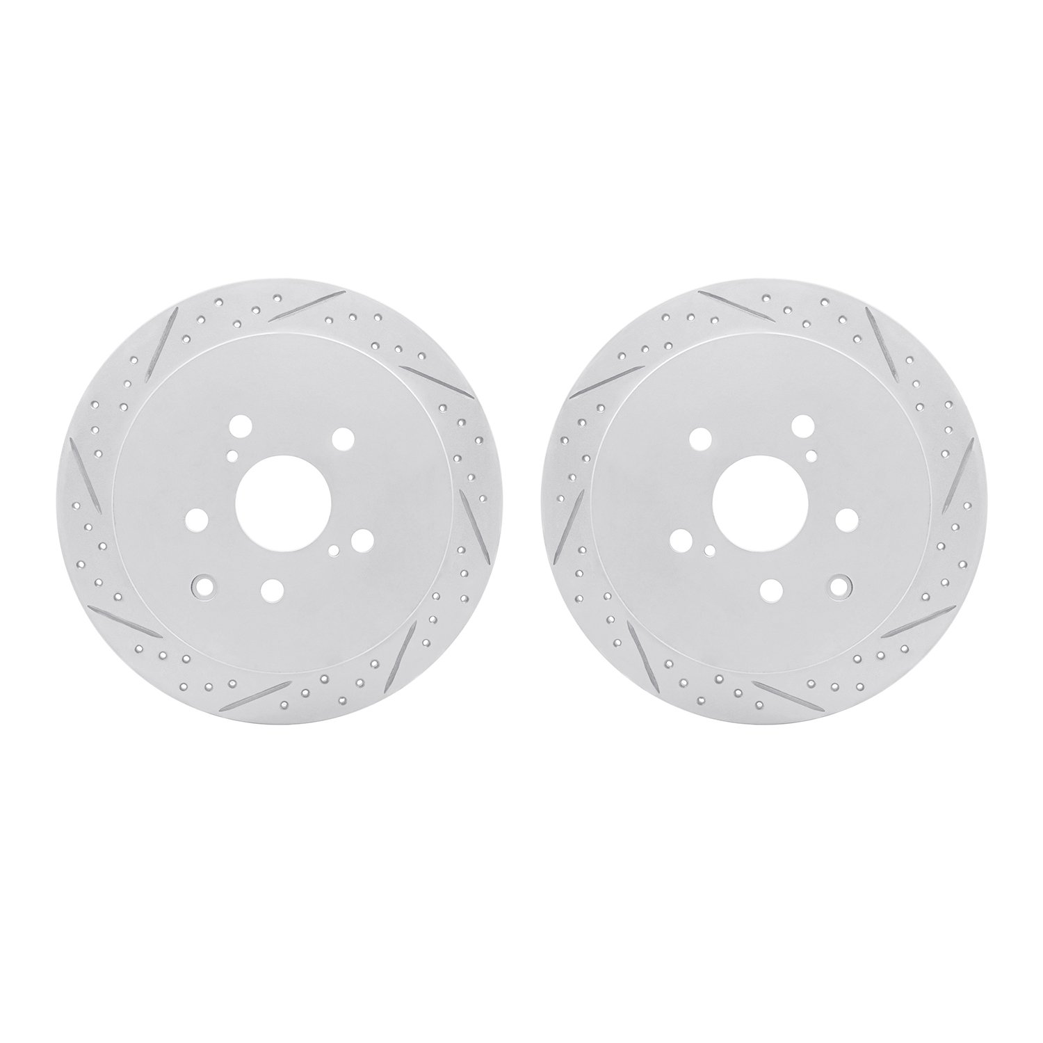 2002-76052 Geoperformance Drilled/Slotted Brake Rotors, 2010-2020 Lexus/Toyota/Scion, Position: Rear