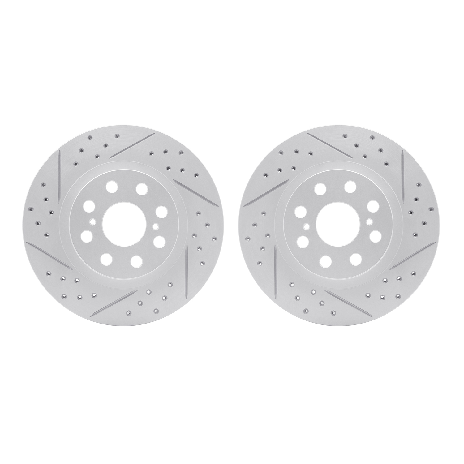 2002-76064 Geoperformance Drilled/Slotted Brake Rotors, 2000-2005 Lexus/Toyota/Scion, Position: Rear