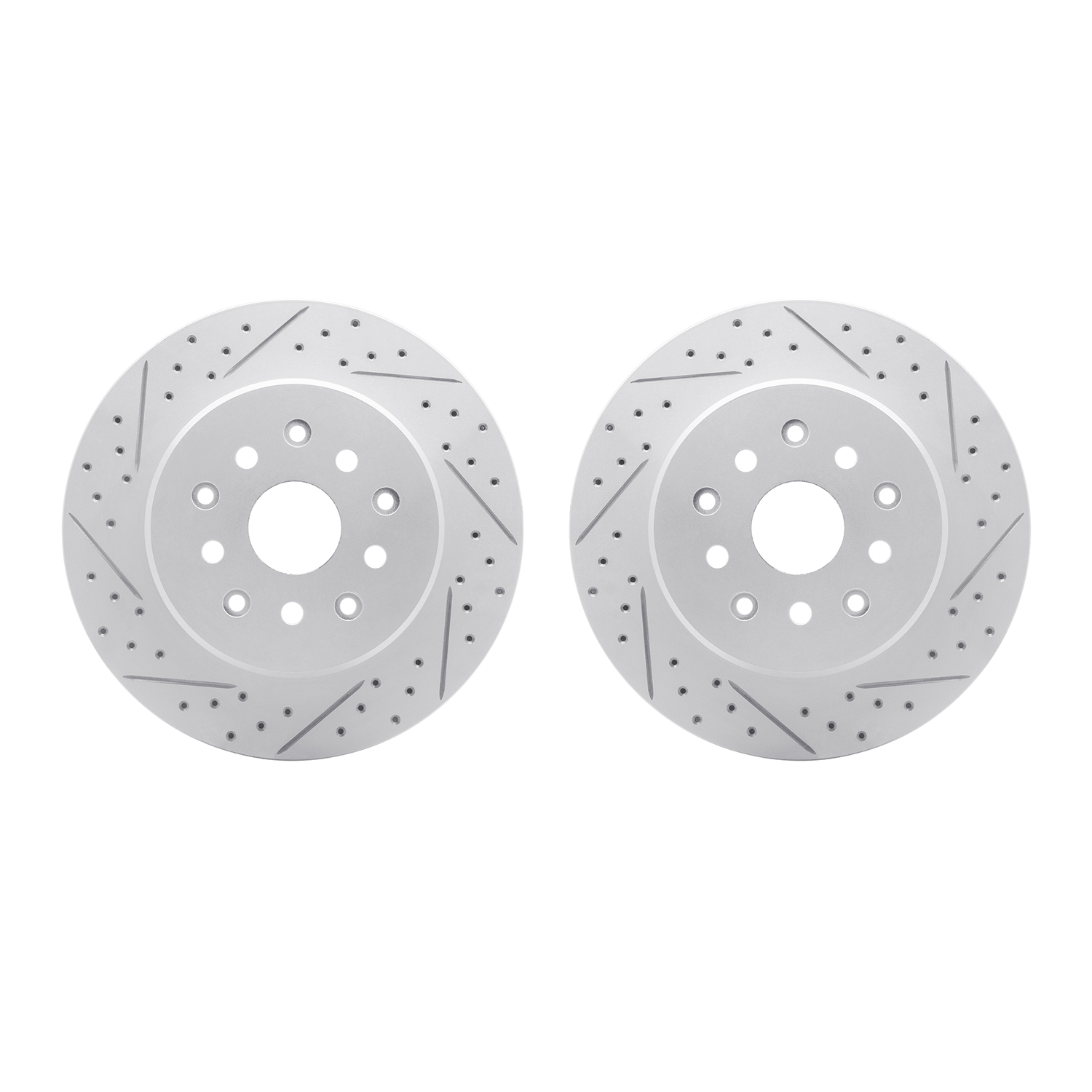 2002-76067 Geoperformance Drilled/Slotted Brake Rotors, 1993-1998 Lexus/Toyota/Scion, Position: Rear