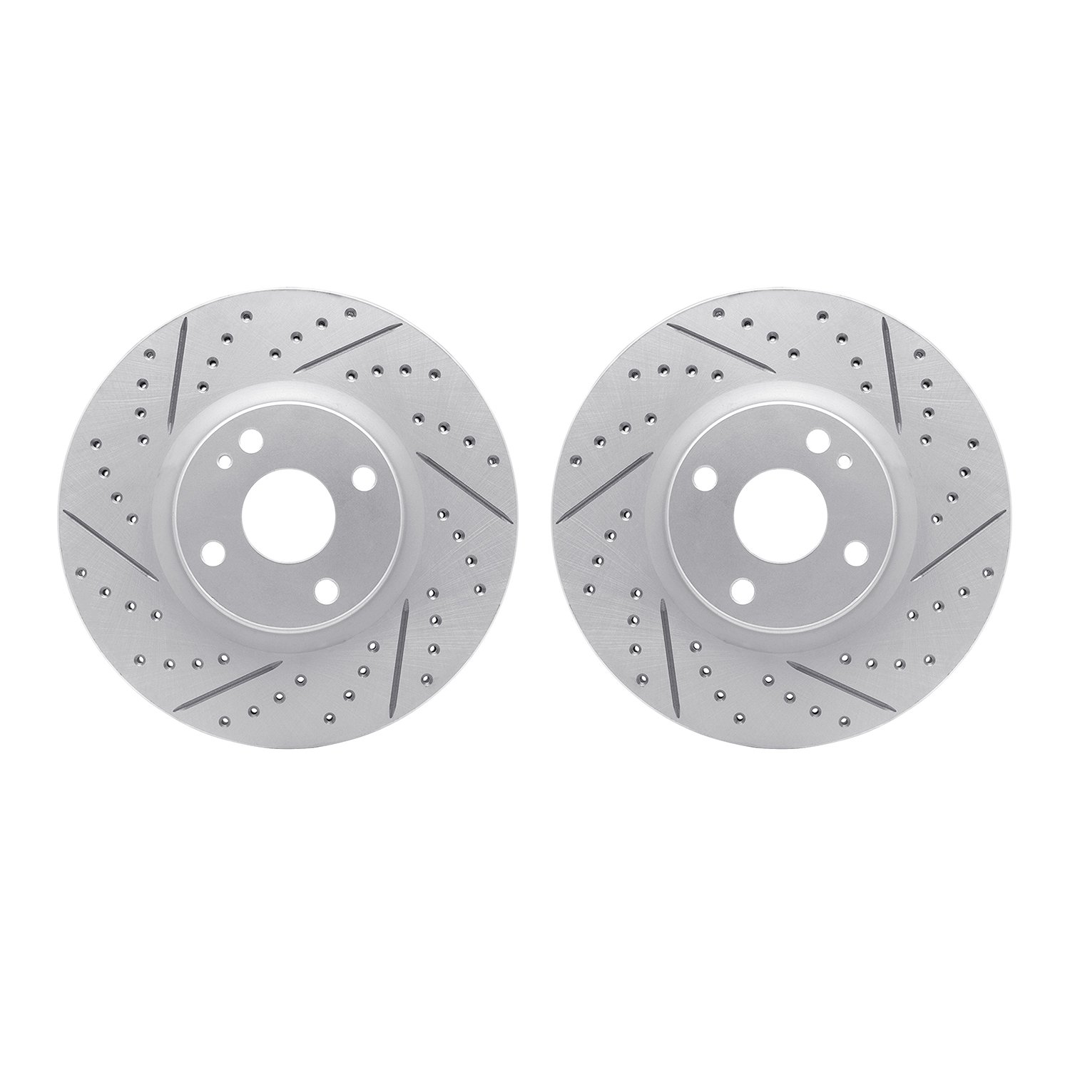 2002-80000 Geoperformance Drilled/Slotted Brake Rotors, Fits Select Multiple Makes/Models, Position: Front